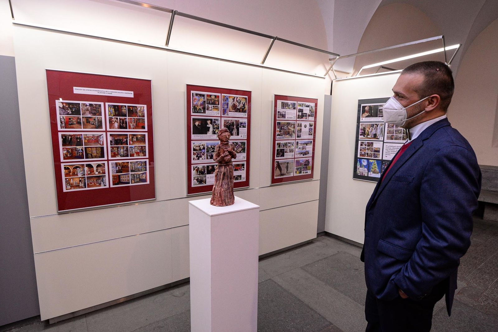 Divné jaro očima dětí: Plzeň přivítala Stonožku a dětská výtvarná díla (foto: M. Pecuch, 26.10.2020)