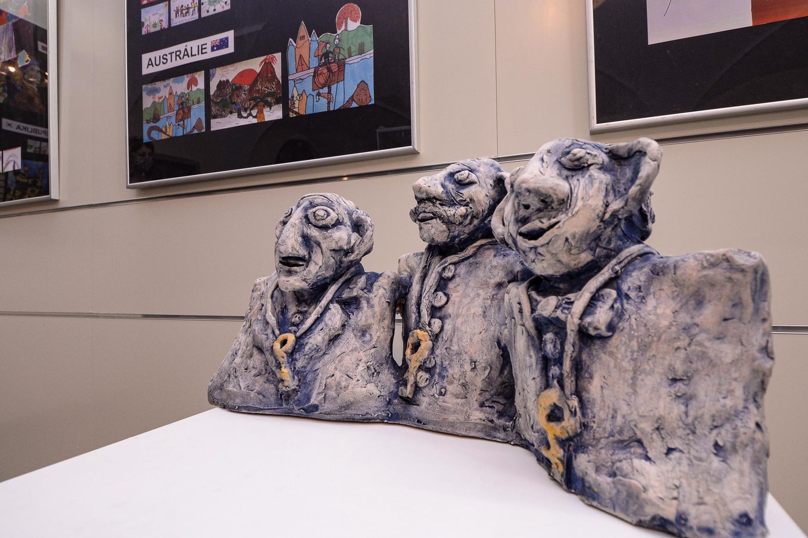 Divné jaro očima dětí: Plzeň přivítala Stonožku a dětská výtvarná díla (foto: M. Pecuch, 26.10.2020)