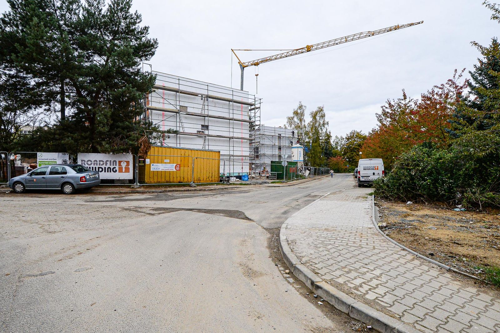 V revitalizované lokalitě Zátiší stojí již osm nových bytových domů (foto: M. Pecuch, 19.10.2020)