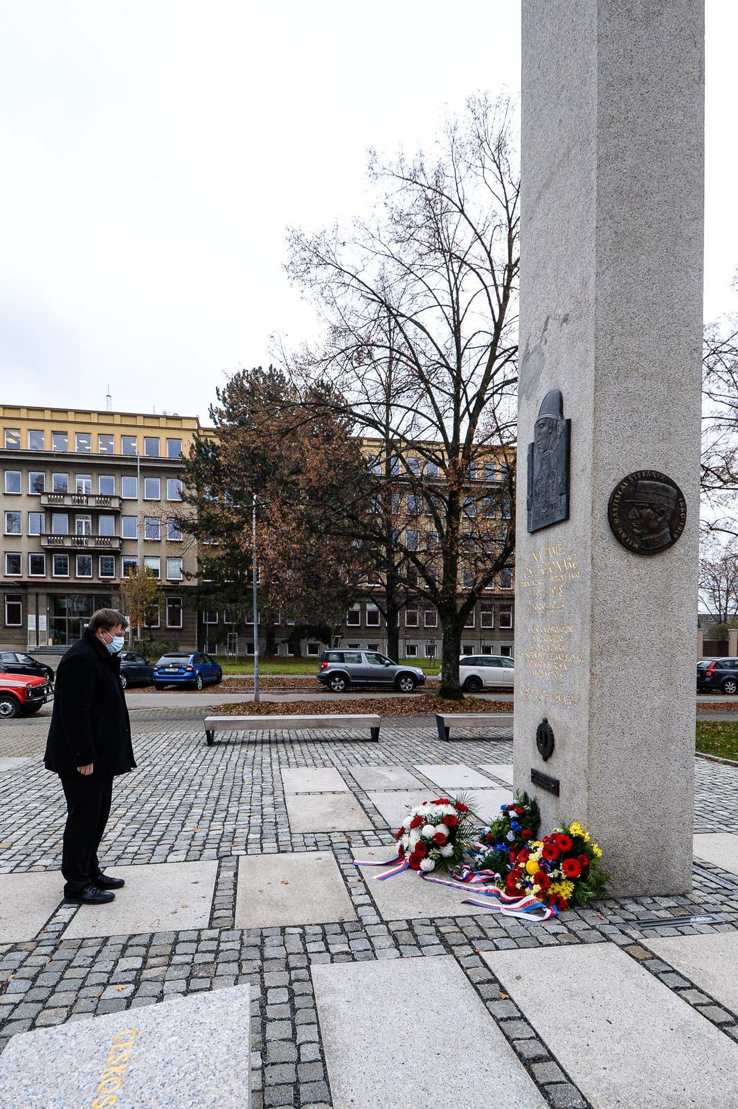Plzeň si připomněla válečné veterány (foto: M. Pecuch, 11.11.2020)