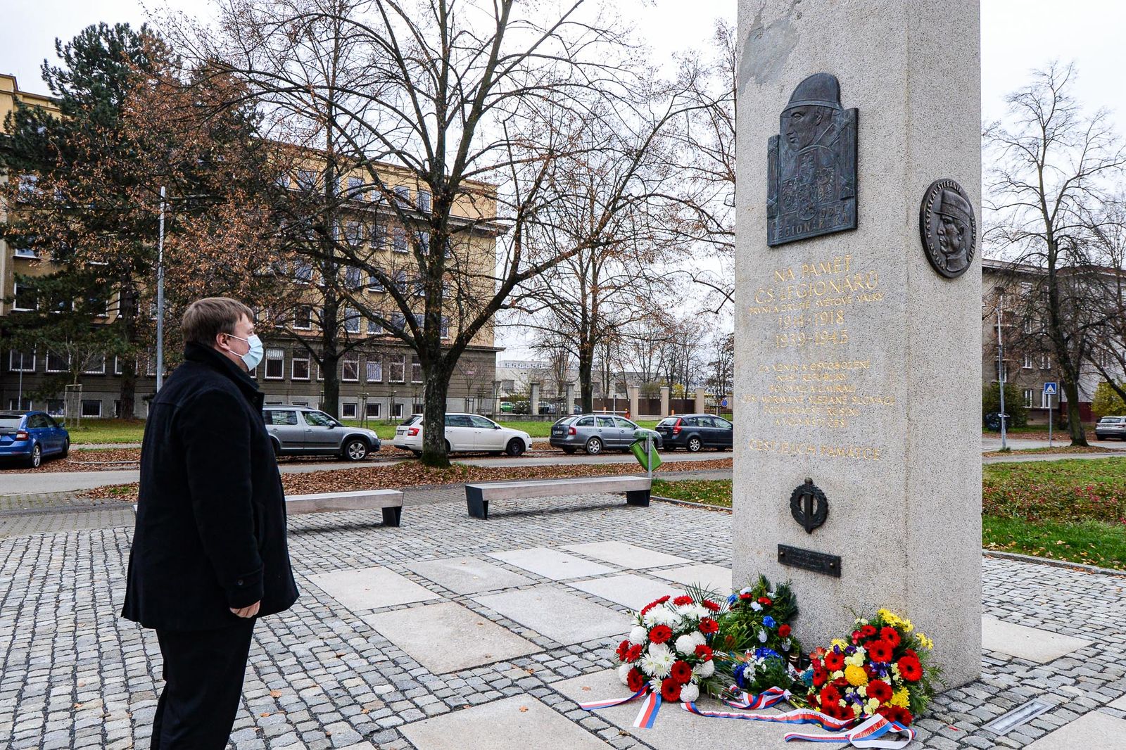 Plzeň si připomněla válečné veterány (foto: M. Pecuch, 11.11.2020)