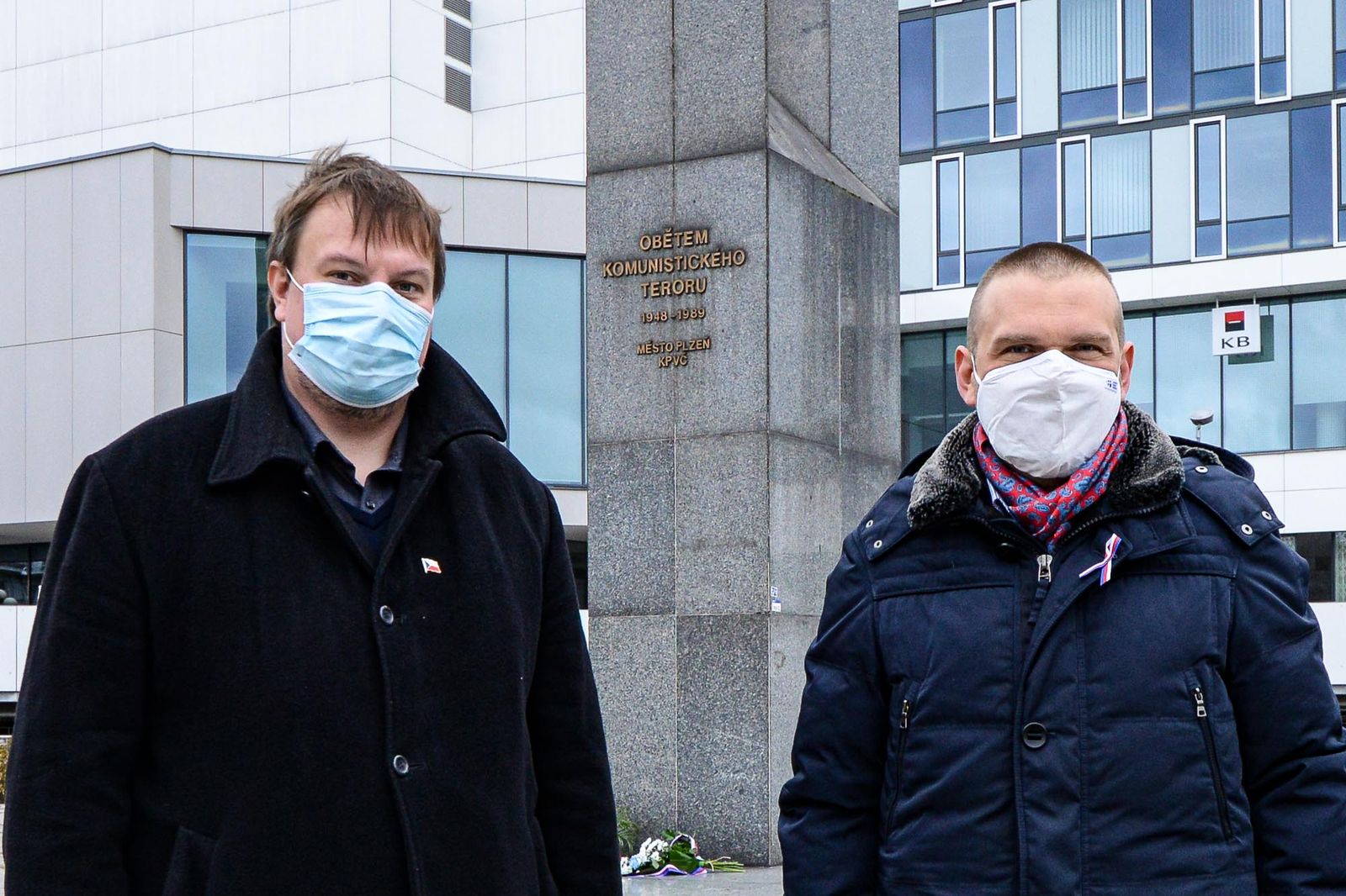 Plzeň si připomněla Den boje za svobodu a demokracii (foto: M. Pecuch, 17.11.2020)