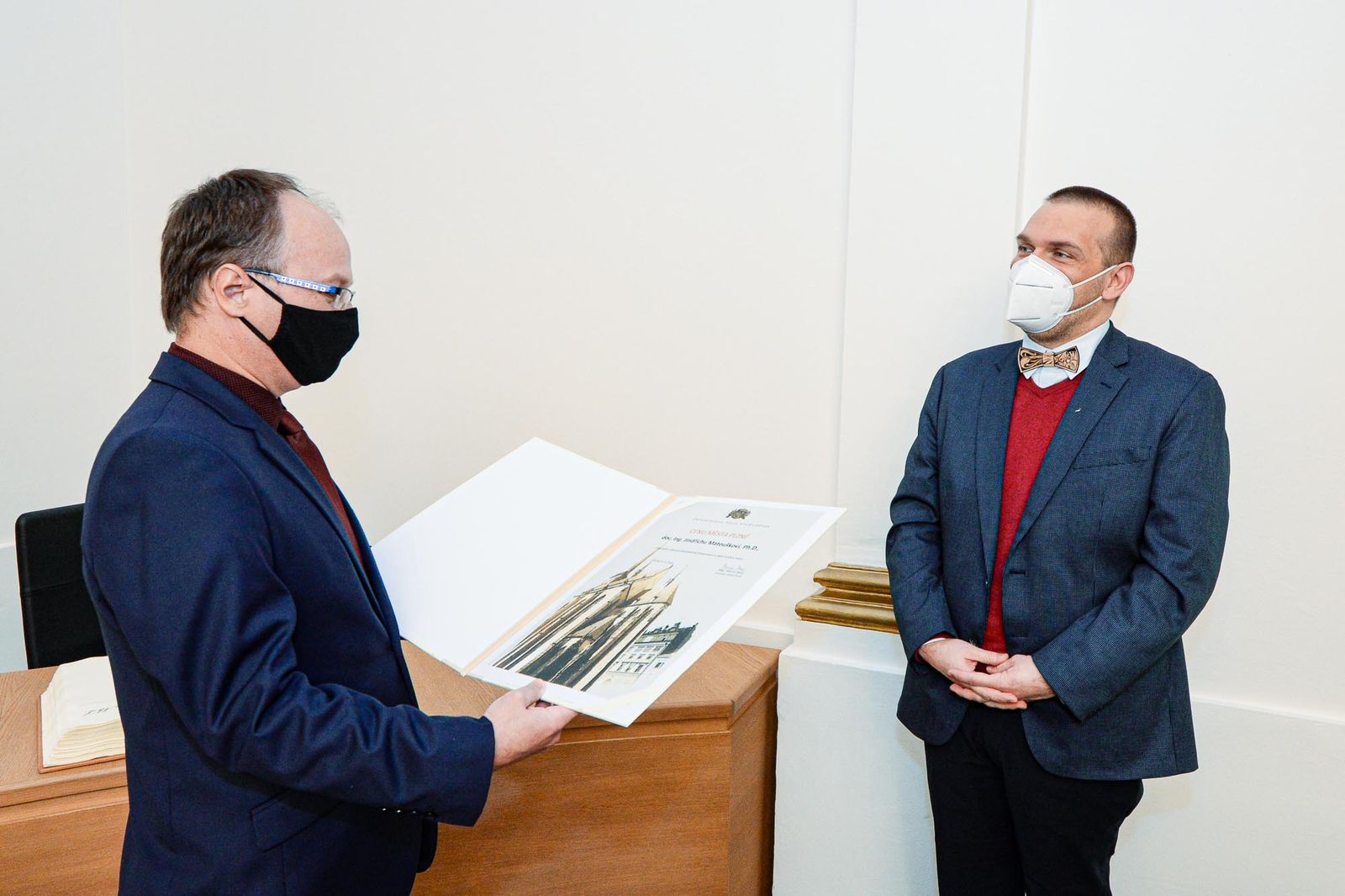 Cenu města Plzně získal vědec Jindřich Matoušek (foto: M. Pecuch, 24.11.2020)