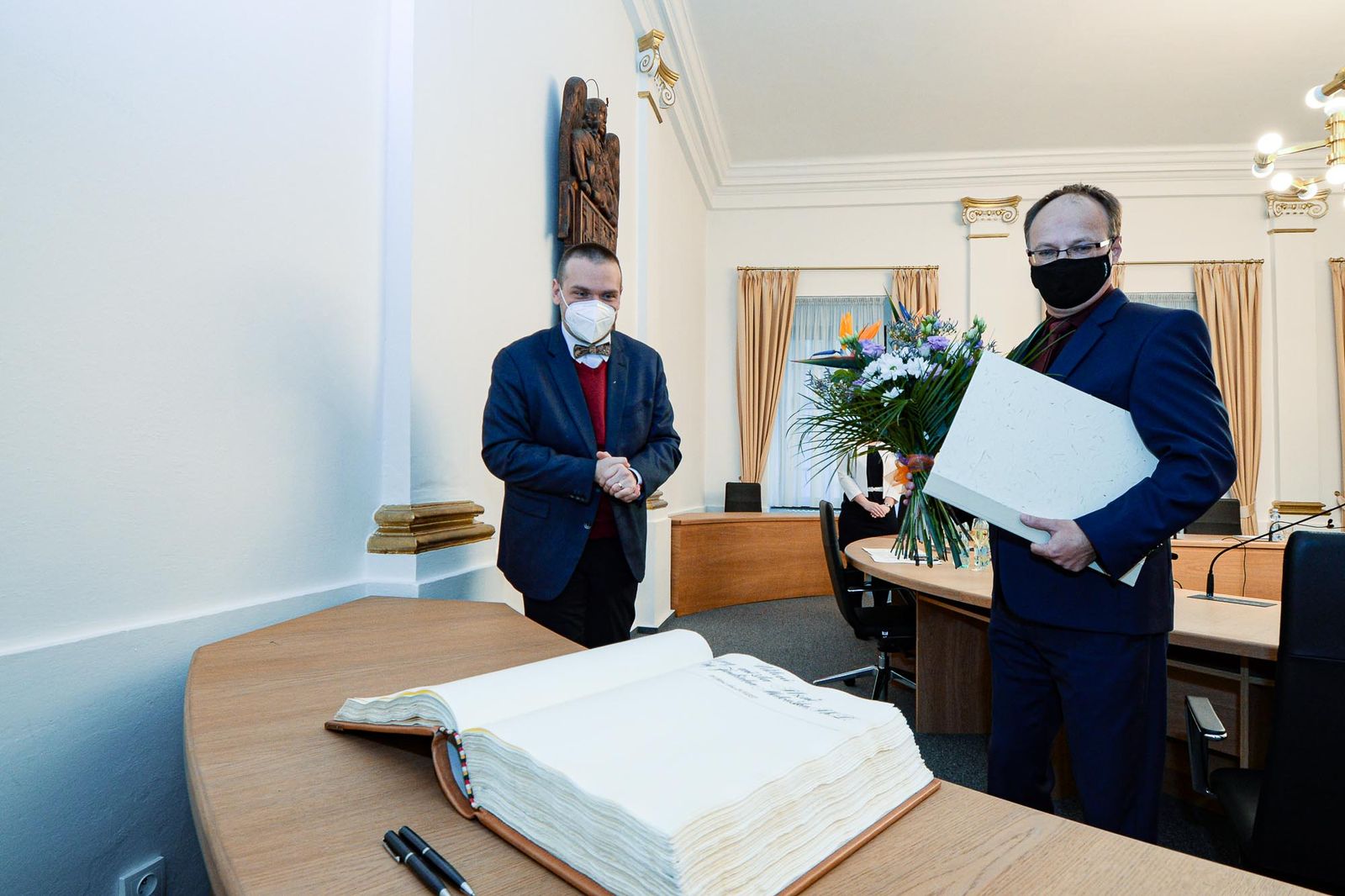 Cenu města Plzně získal vědec Jindřich Matoušek (foto: M. Pecuch, 24.11.2020)