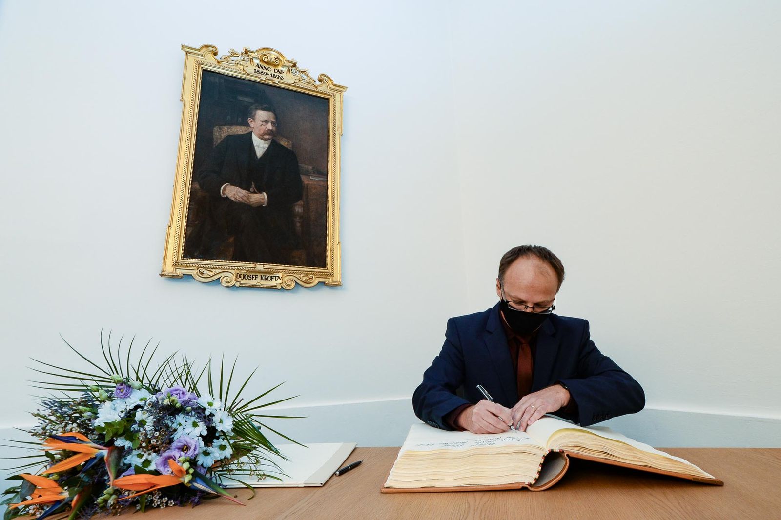 Cenu města Plzně získal vědec Jindřich Matoušek (foto: M. Pecuch, 24.11.2020)