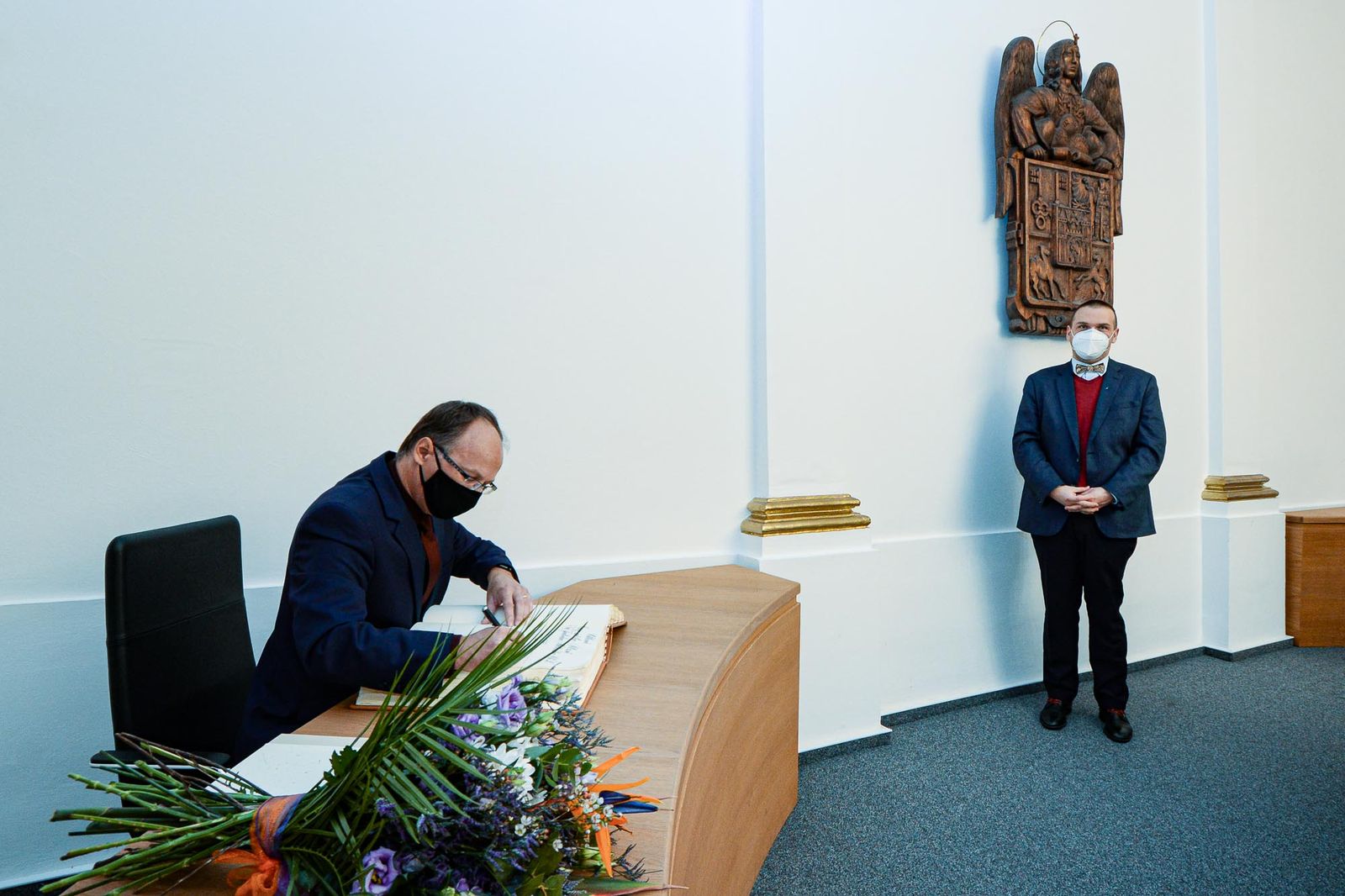 Cenu města Plzně získal vědec Jindřich Matoušek (foto: M. Pecuch, 24.11.2020)