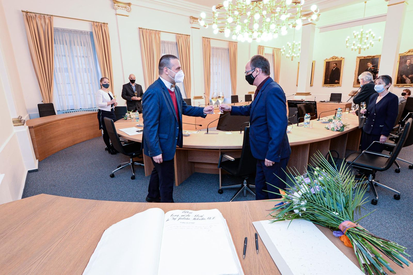 Cenu města Plzně získal vědec Jindřich Matoušek (foto: M. Pecuch, 24.11.2020)