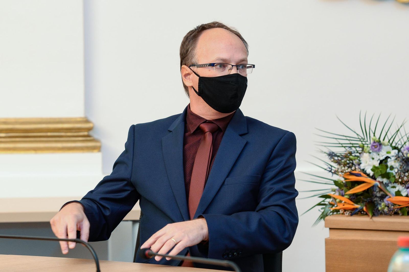 Cenu města Plzně získal vědec Jindřich Matoušek (foto: M. Pecuch, 24.11.2020)