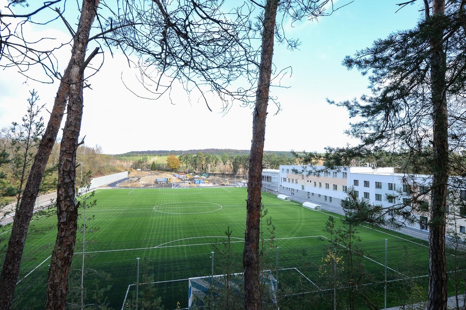 Rekonstrukce sportovního areálu Prokopávka - stav k 16.11.2020 (foto: M. Pecuch, 16.11.2020)