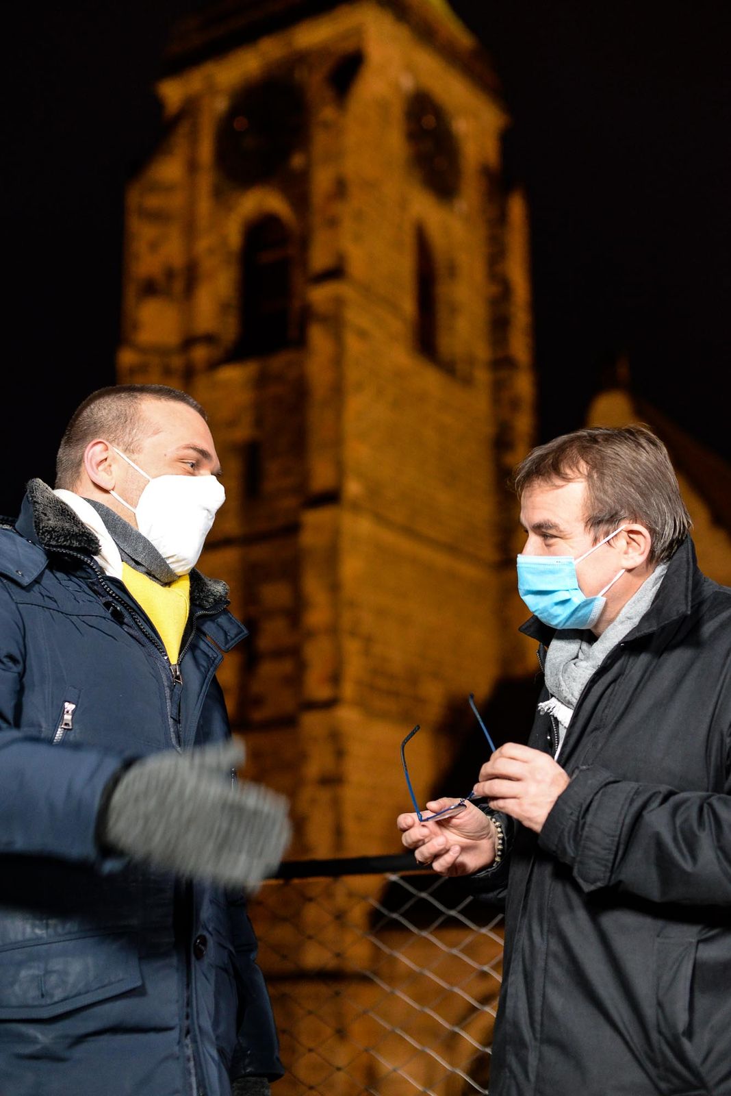 Rozsvícení vánočního stromu v Plzni (foto: M. Pecuch, 29.11.2020)