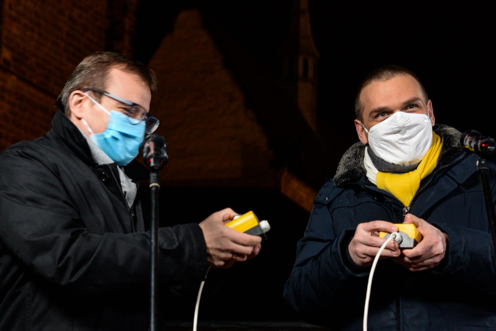 Rozsvícení vánočního stromu v Plzni (foto: M. Pecuch, 29.11.2020)