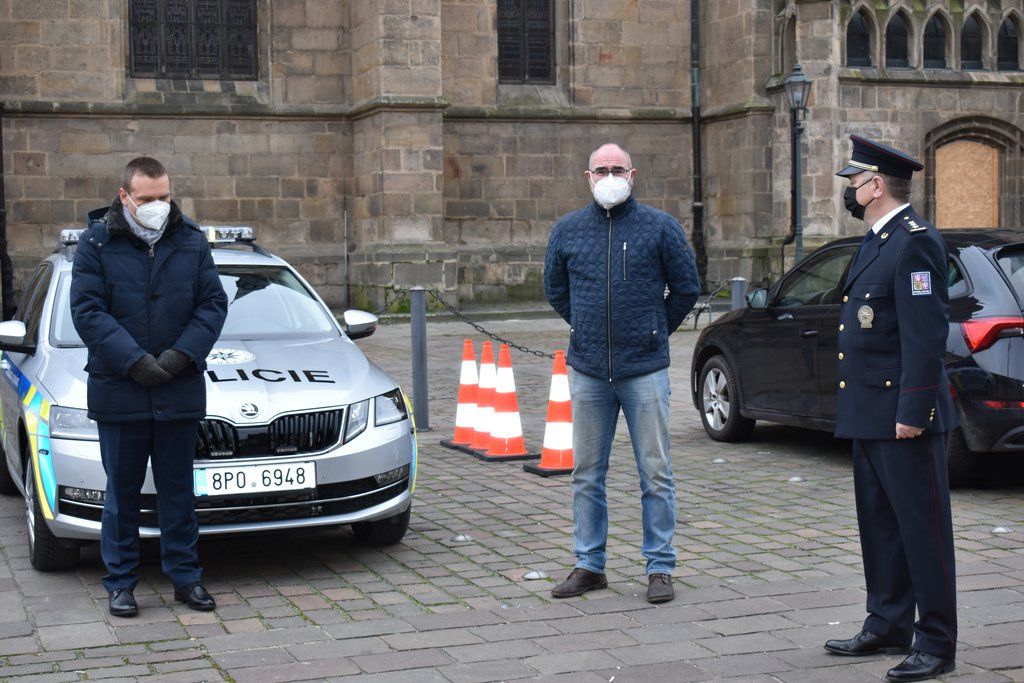 Nový vůz pro PČR (foto: M. Fialová, 11. 12. 2020)