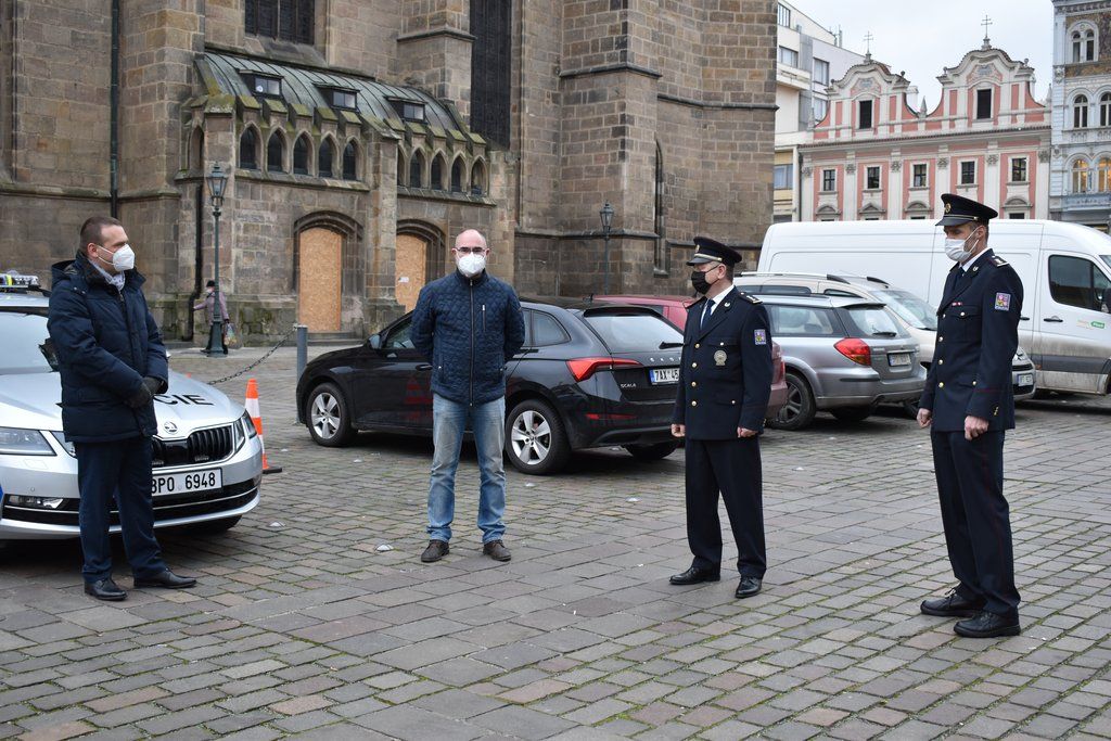 Nový vůz pro PČR (foto: M. Fialová, 11. 12. 2020)