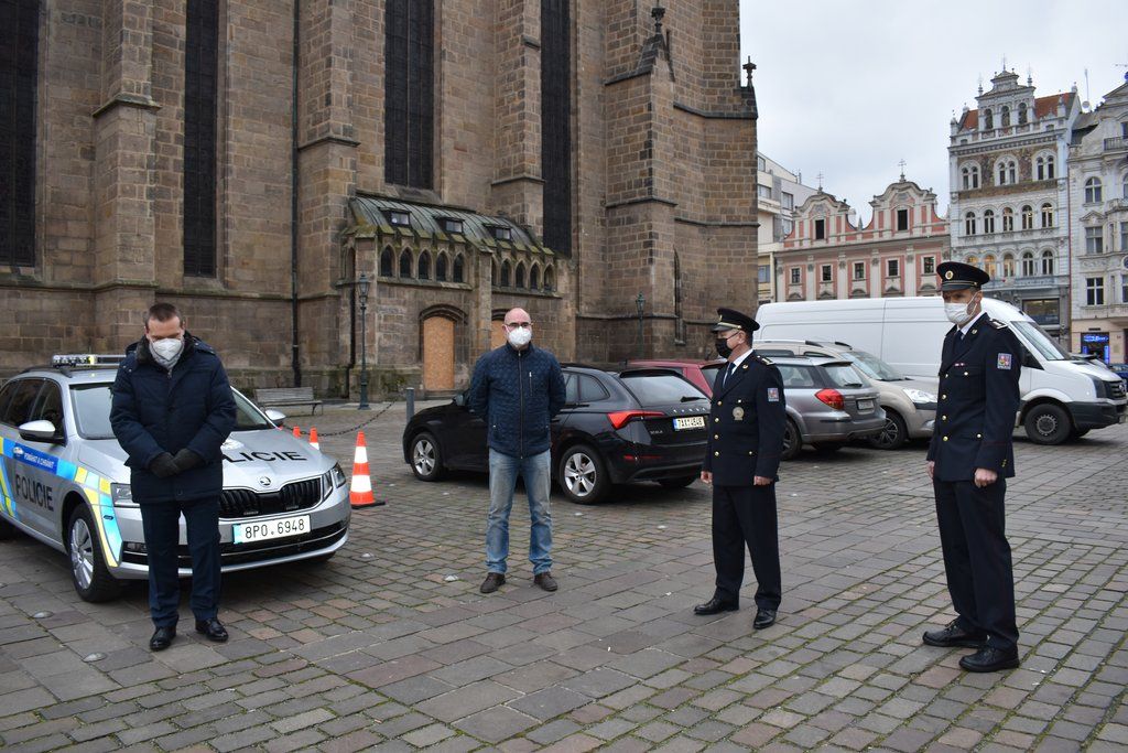 Nový vůz pro PČR (foto: M. Fialová, 11. 12. 2020)