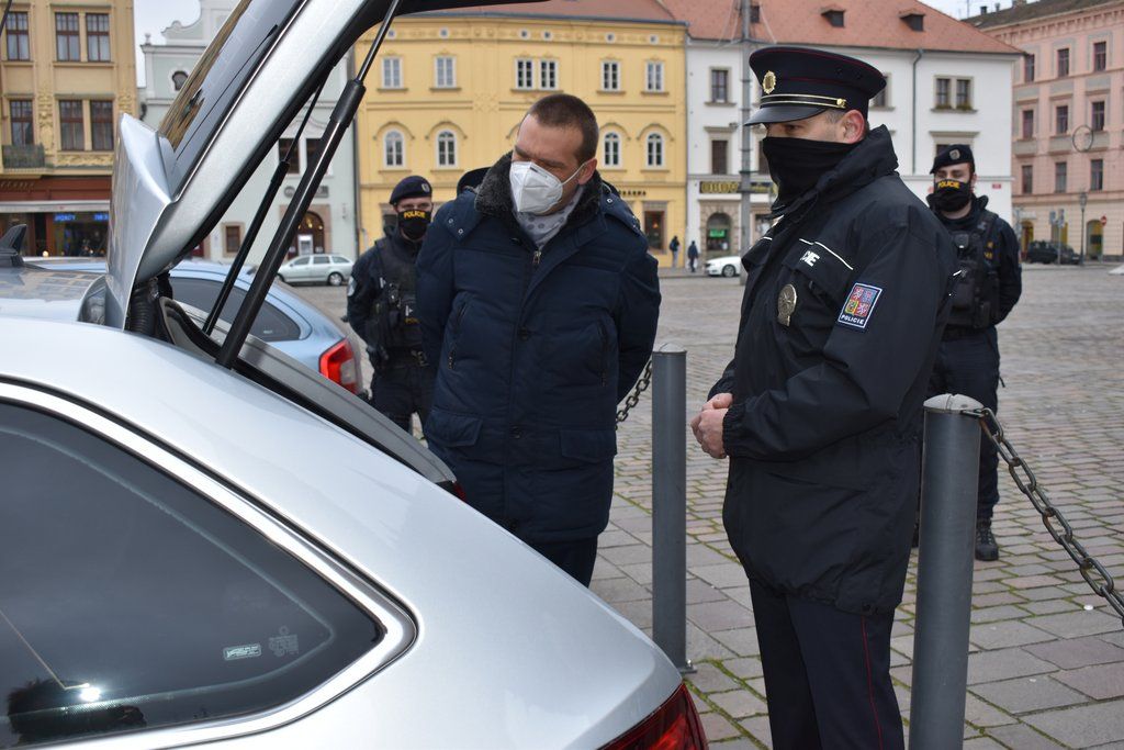 Nový vůz pro PČR (foto: M. Fialová, 11. 12. 2020)