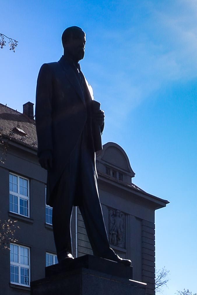 Plzeň si připomněla výročí narození T. G. Masaryka (foto: M. Pecuch, 7.3.2021)