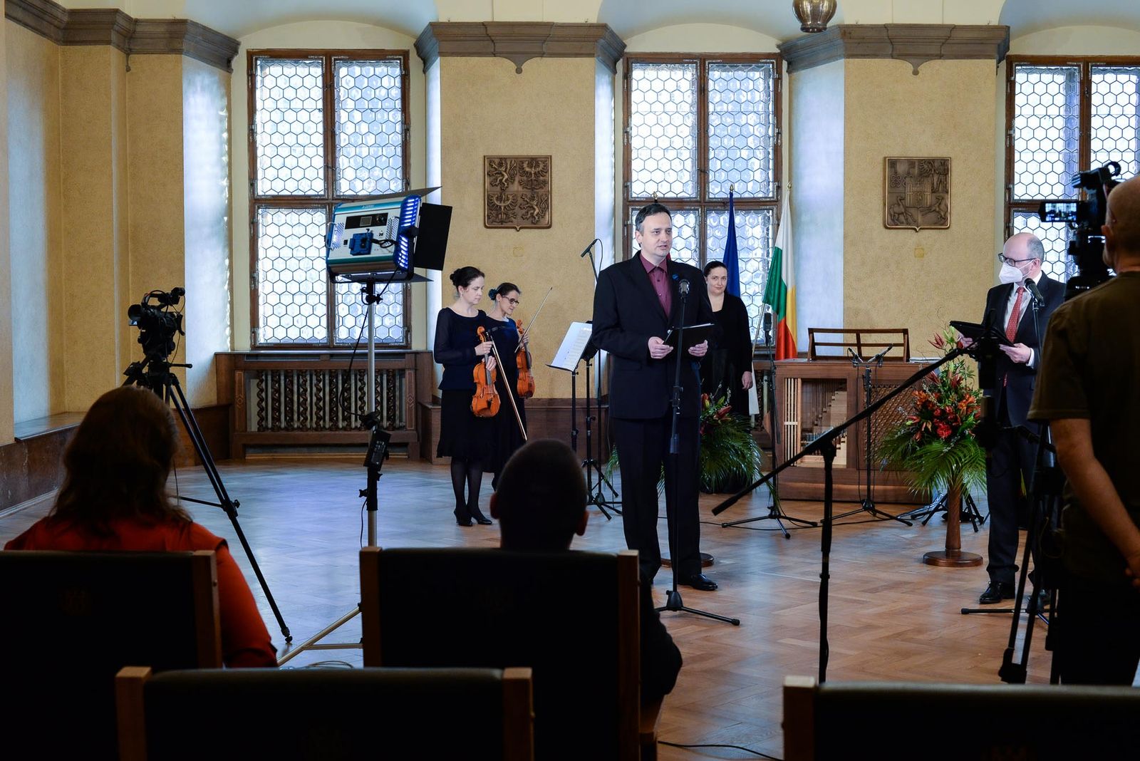 Velikonoční koncert spojil Plzeň s partnerským městem Regensburg (foto: M. Pecuch, 28.3.2021)