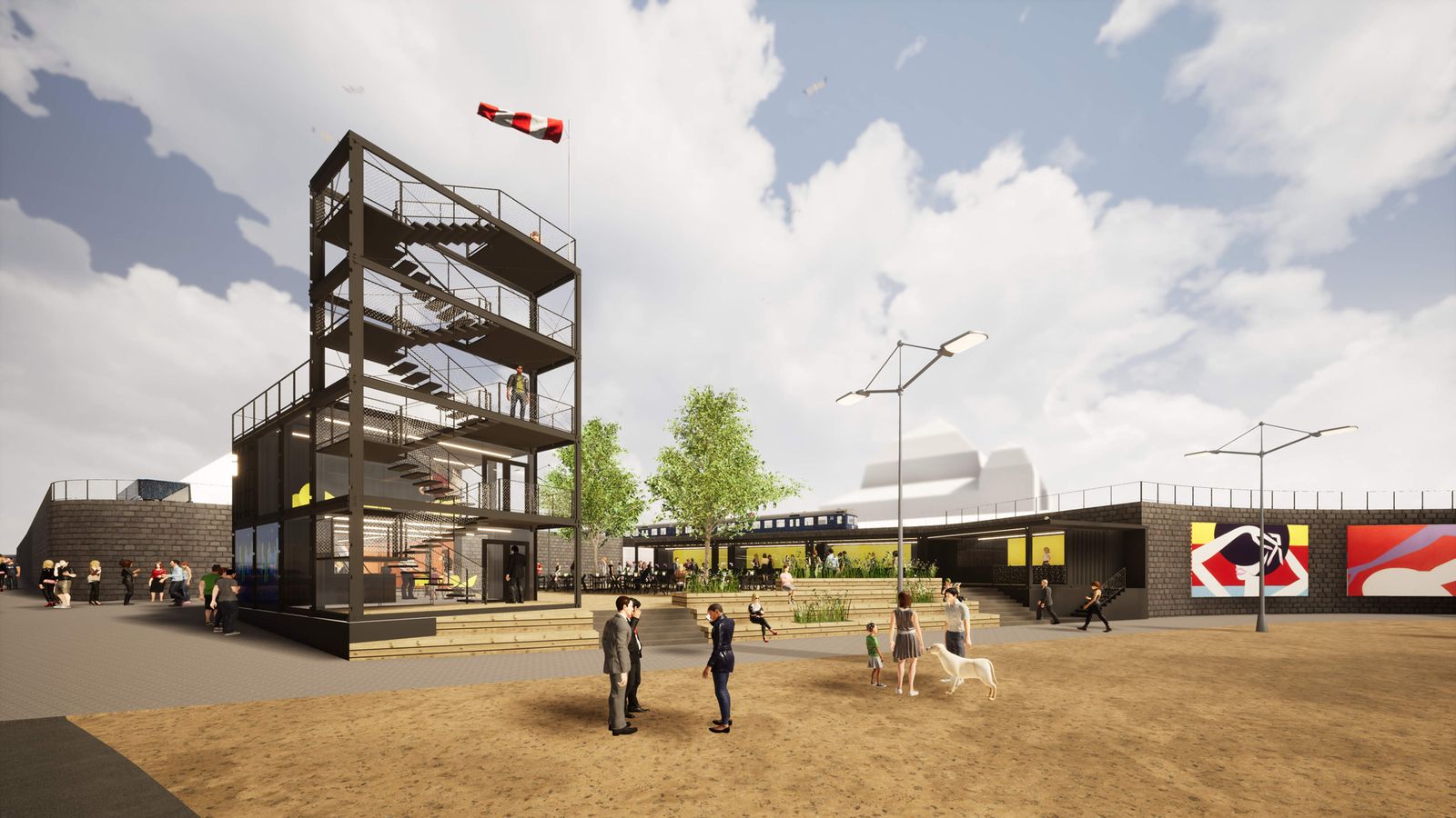 Plzeň bude mít novou vstupní bránu do města u Hlavního nádraží (foto: M. Pecuch, 23.3.2021)