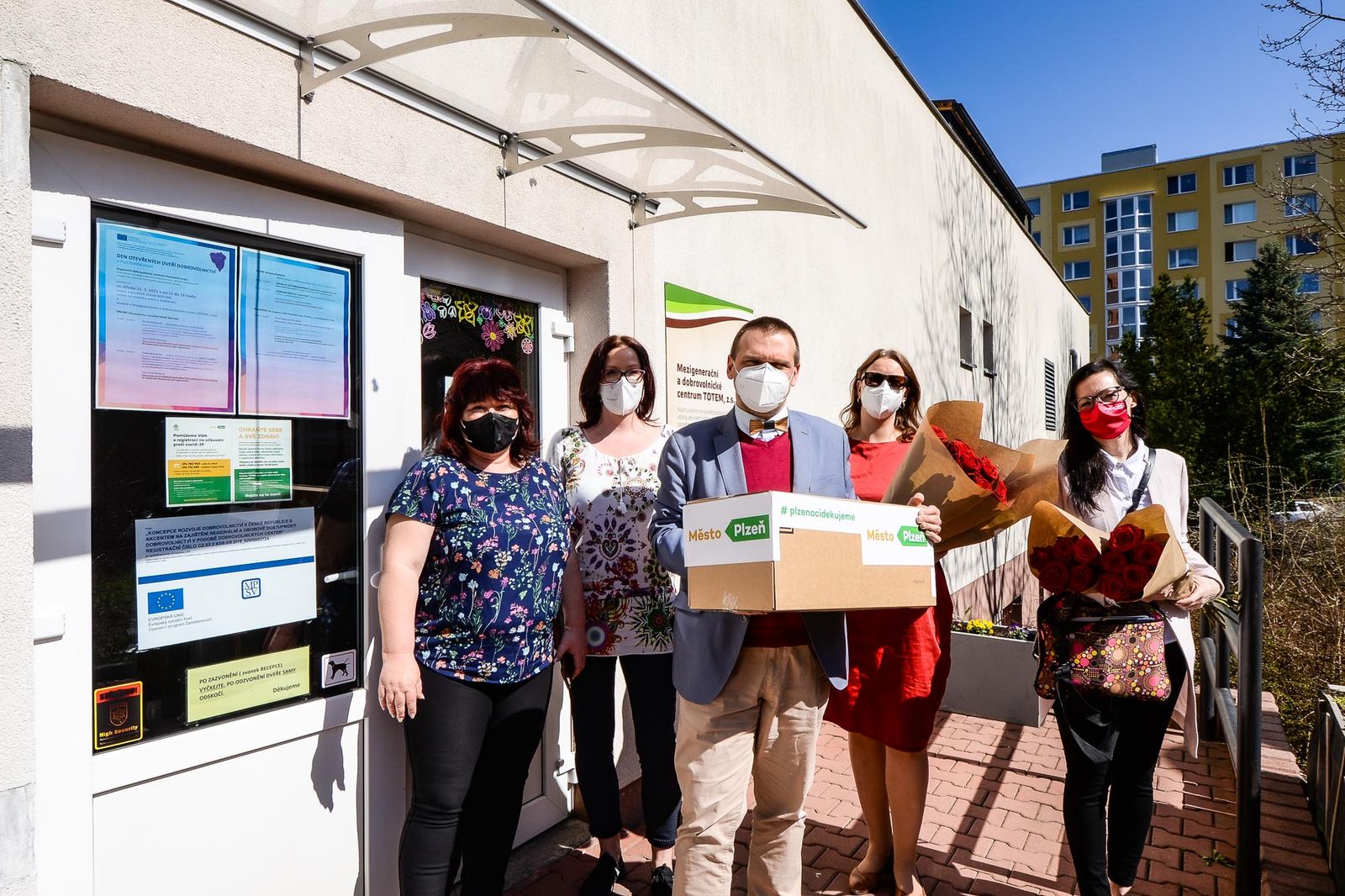 Město poděkovalo Totemu za služby v době pandemie