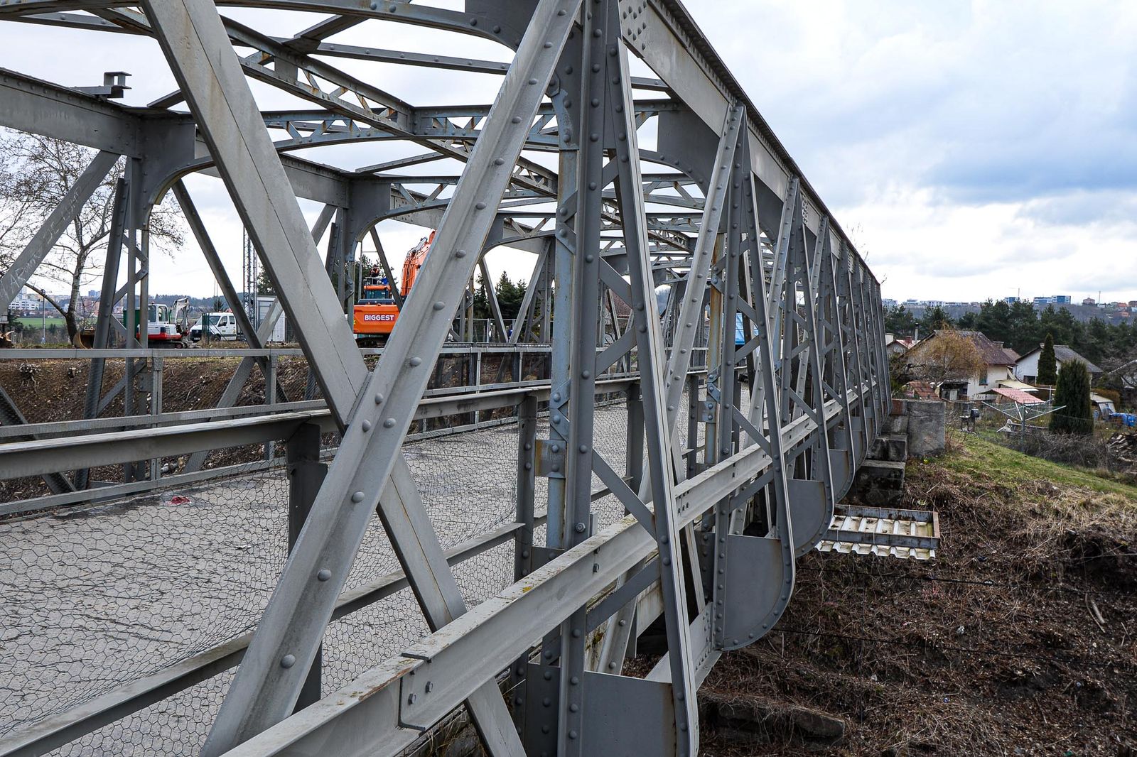 Lávka na Valše (foto: M. Pecuch, 7.4.2021)