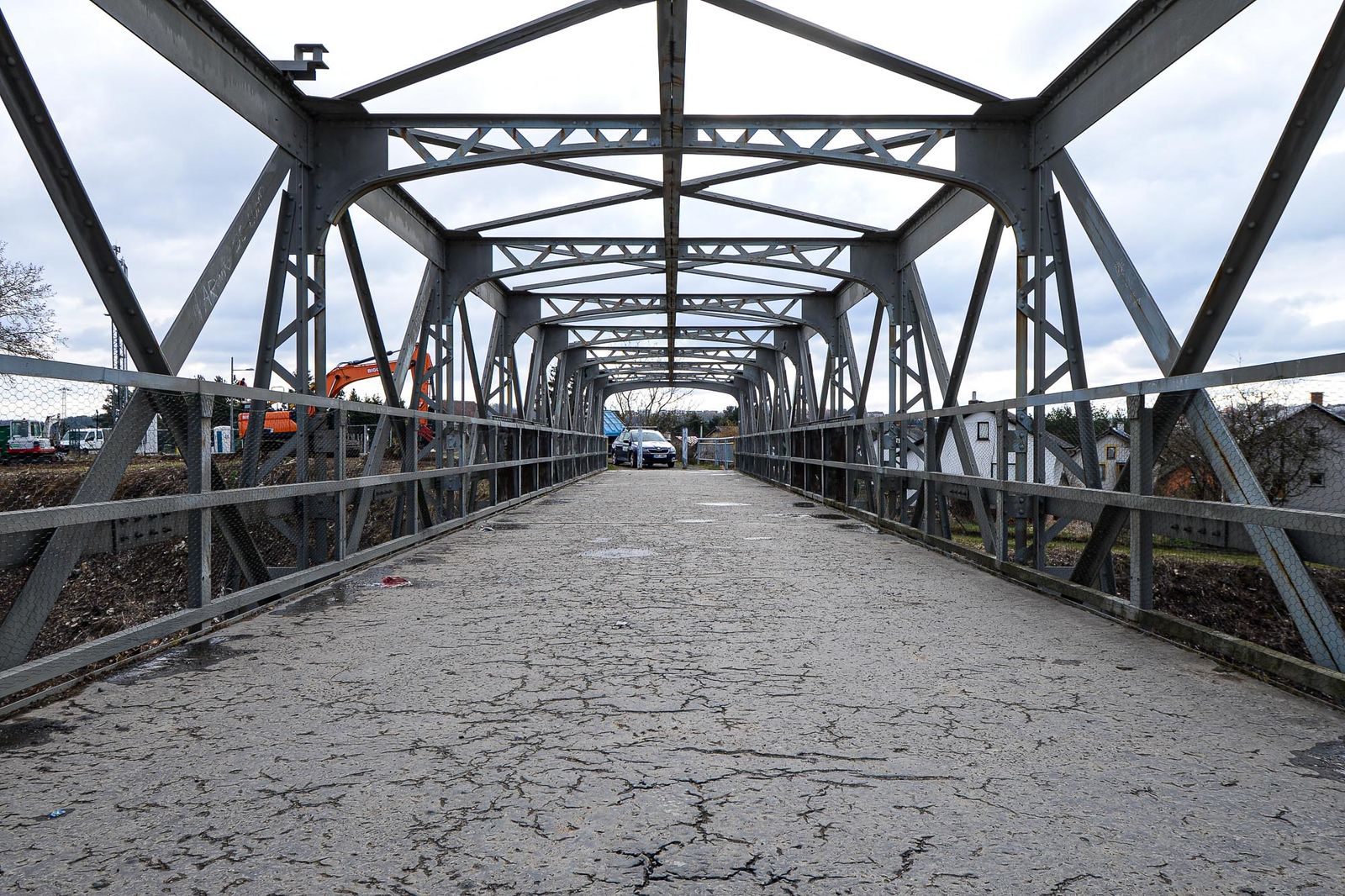 Lávka na Valše (foto: M. Pecuch, 7.4.2021)