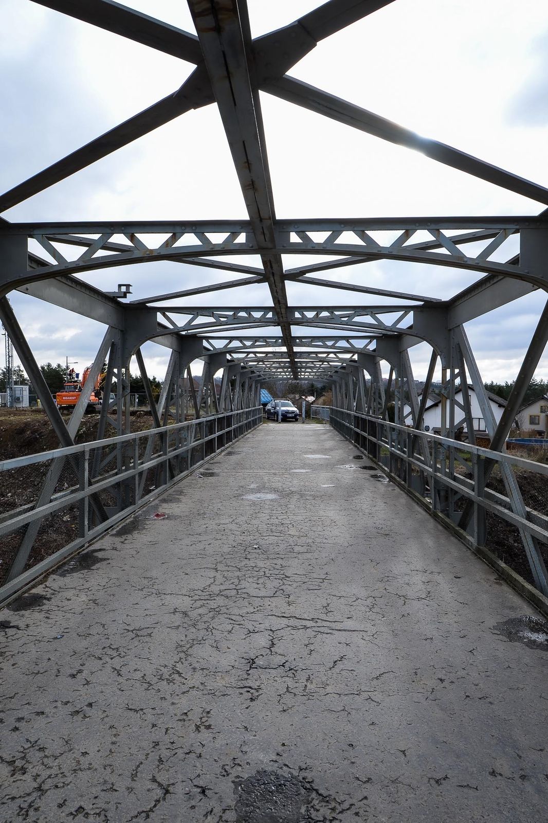 Lávka na Valše (foto: M. Pecuch, 7.4.2021)