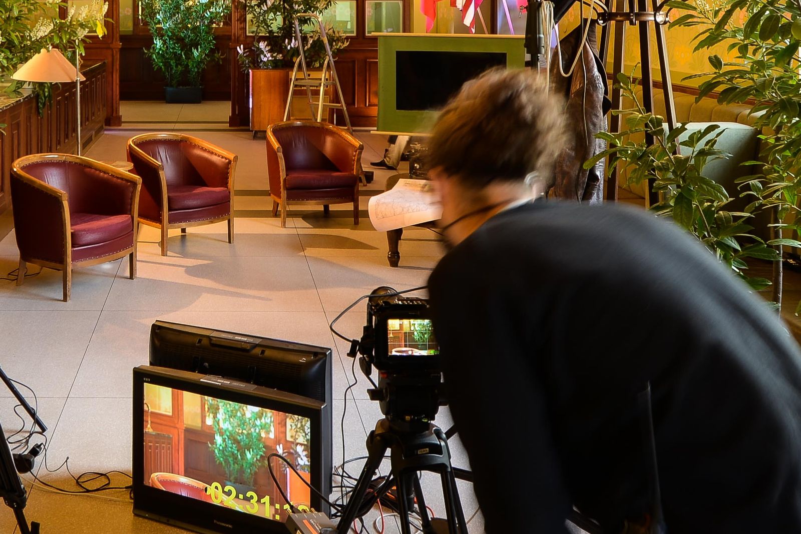 Slavnosti svobody 2021 - Pietní akty na nám. Míru / Studio Měšťanská beseda (foto: M. Pecuch, 5.5.2021)