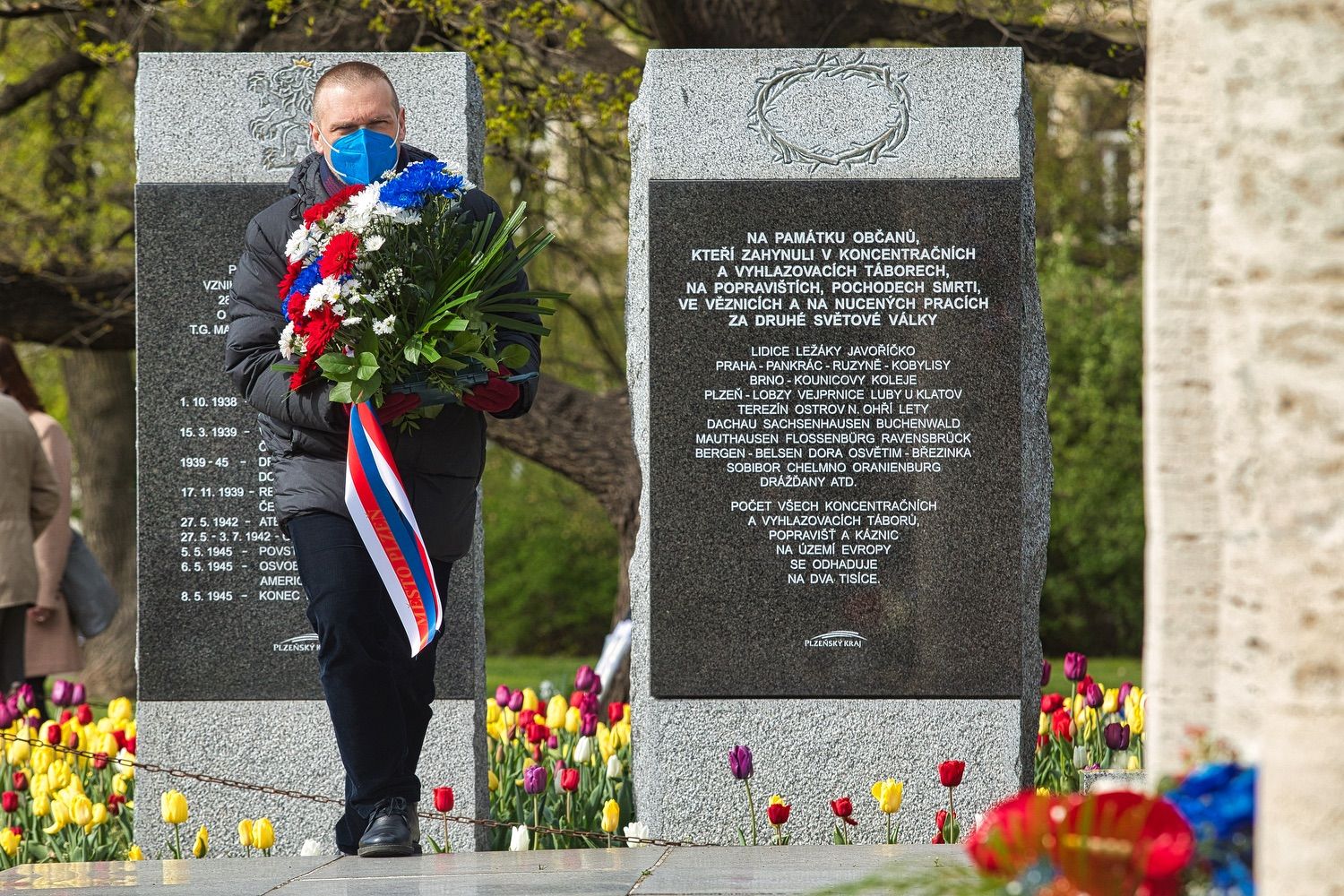 Slavnosti svobody 2021 - Pietní akty (foto: R. Muchka, 5.5.2021)