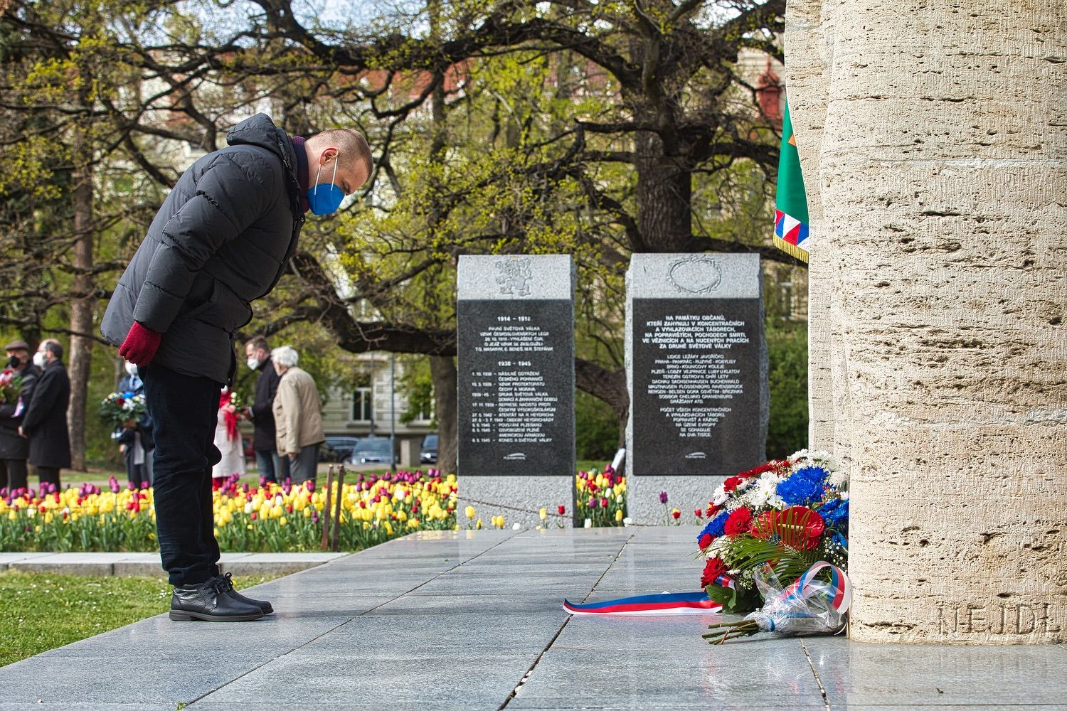 Slavnosti svobody 2021 - Pietní akty (foto: R. Muchka, 5.5.2021)