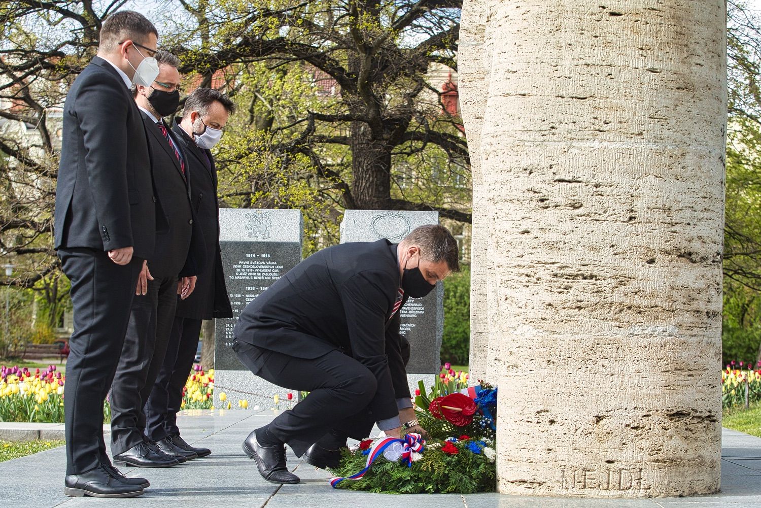 Slavnosti svobody 2021 - Pietní akty (foto: R. Muchka, 5.5.2021)