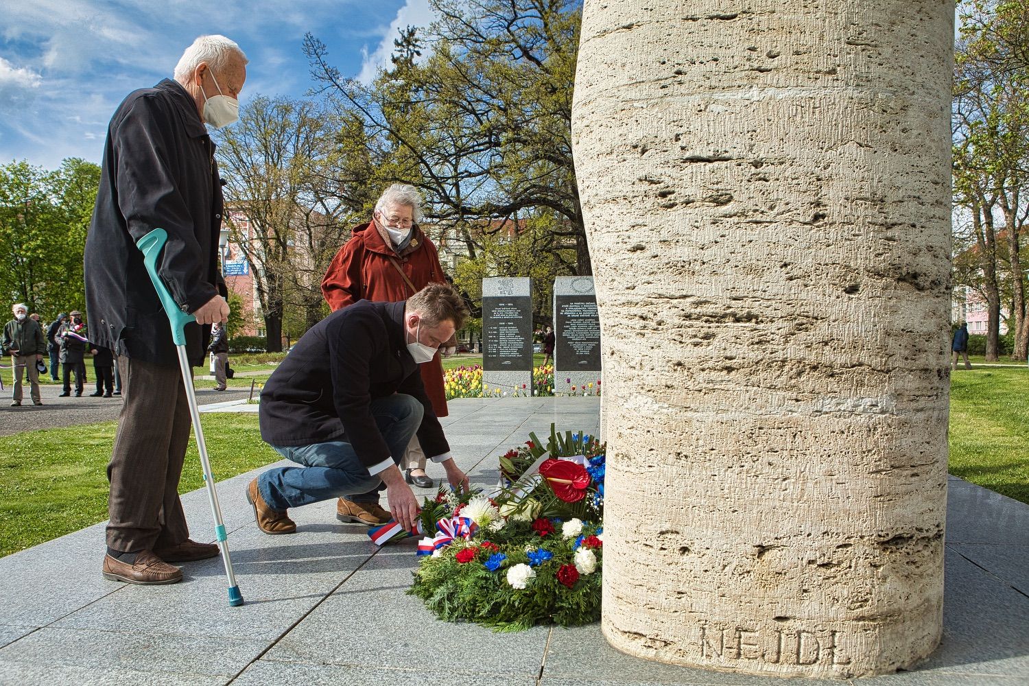 Slavnosti svobody 2021 - Pietní akty (foto: R. Muchka, 5.5.2021)