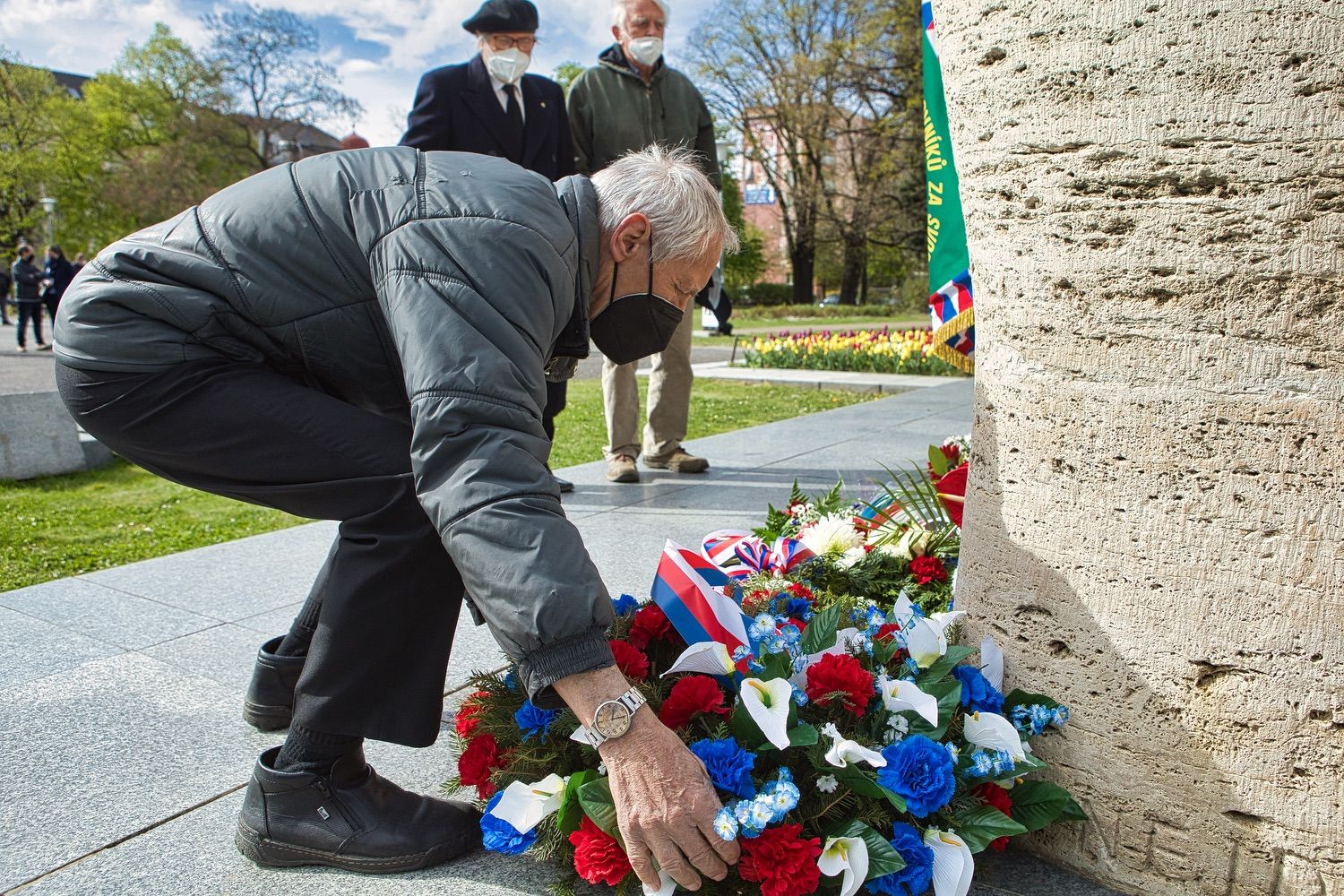 Slavnosti svobody 2021 - Pietní akty (foto: R. Muchka, 5.5.2021)