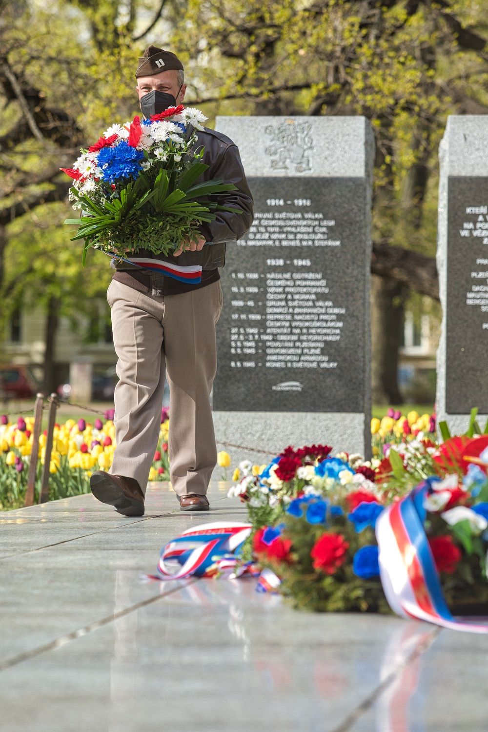 Slavnosti svobody 2021 - Pietní akty (foto: R. Muchka, 5.5.2021)