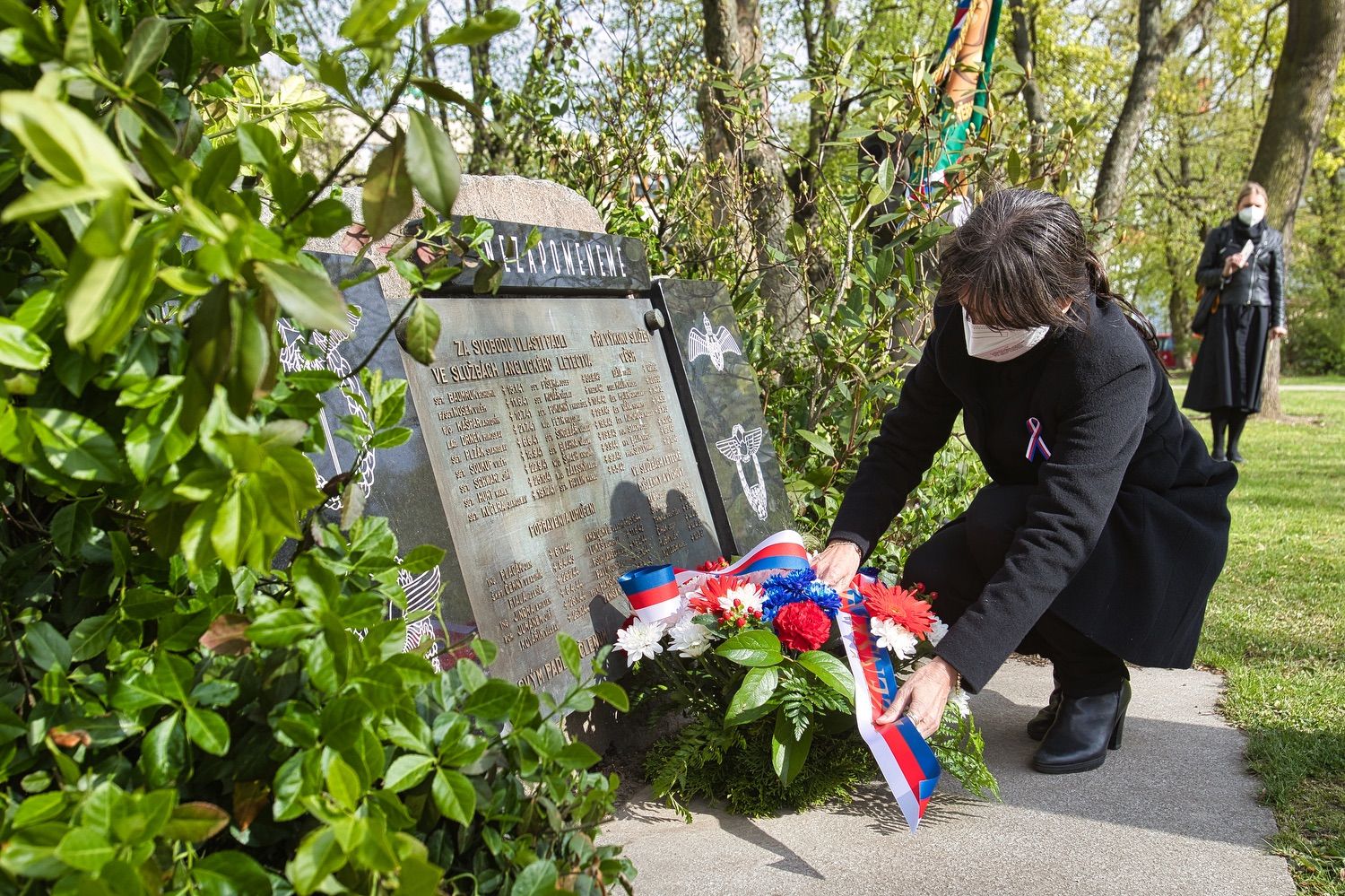 Slavnosti svobody 2021 - Pietní akty (foto: R. Muchka, 5.5.2021)