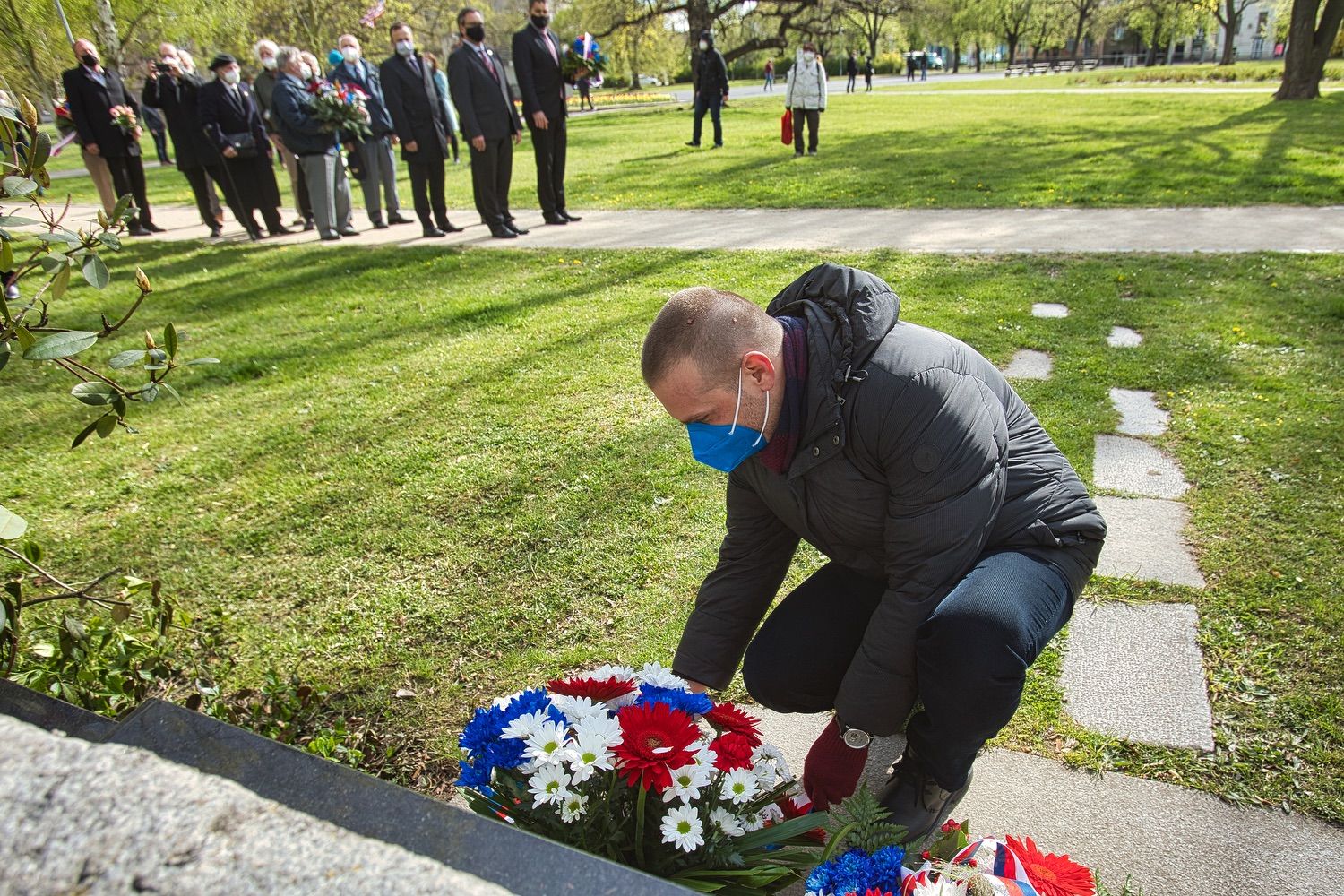 Slavnosti svobody 2021 - Pietní akty (foto: R. Muchka, 5.5.2021)