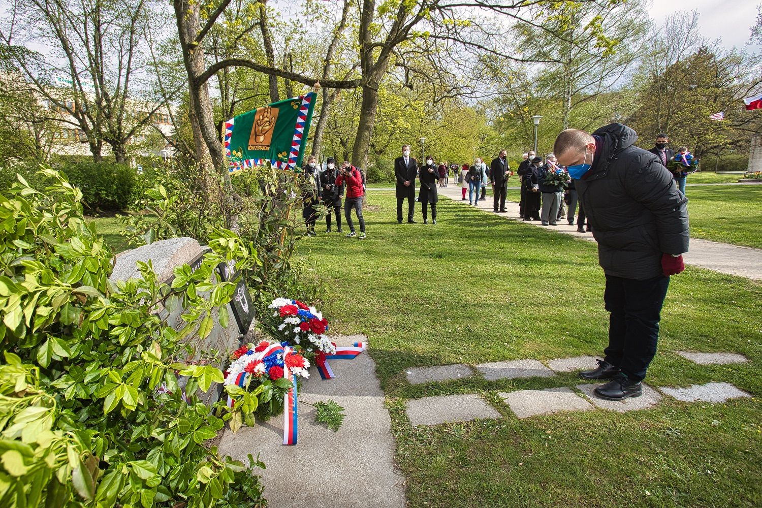 Slavnosti svobody 2021 - Pietní akty (foto: R. Muchka, 5.5.2021)