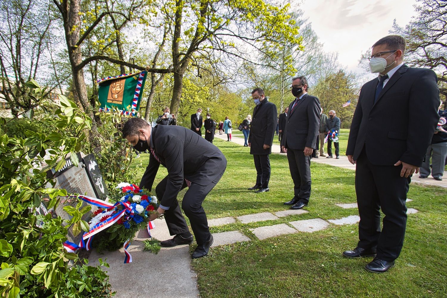 Slavnosti svobody 2021 - Pietní akty (foto: R. Muchka, 5.5.2021)