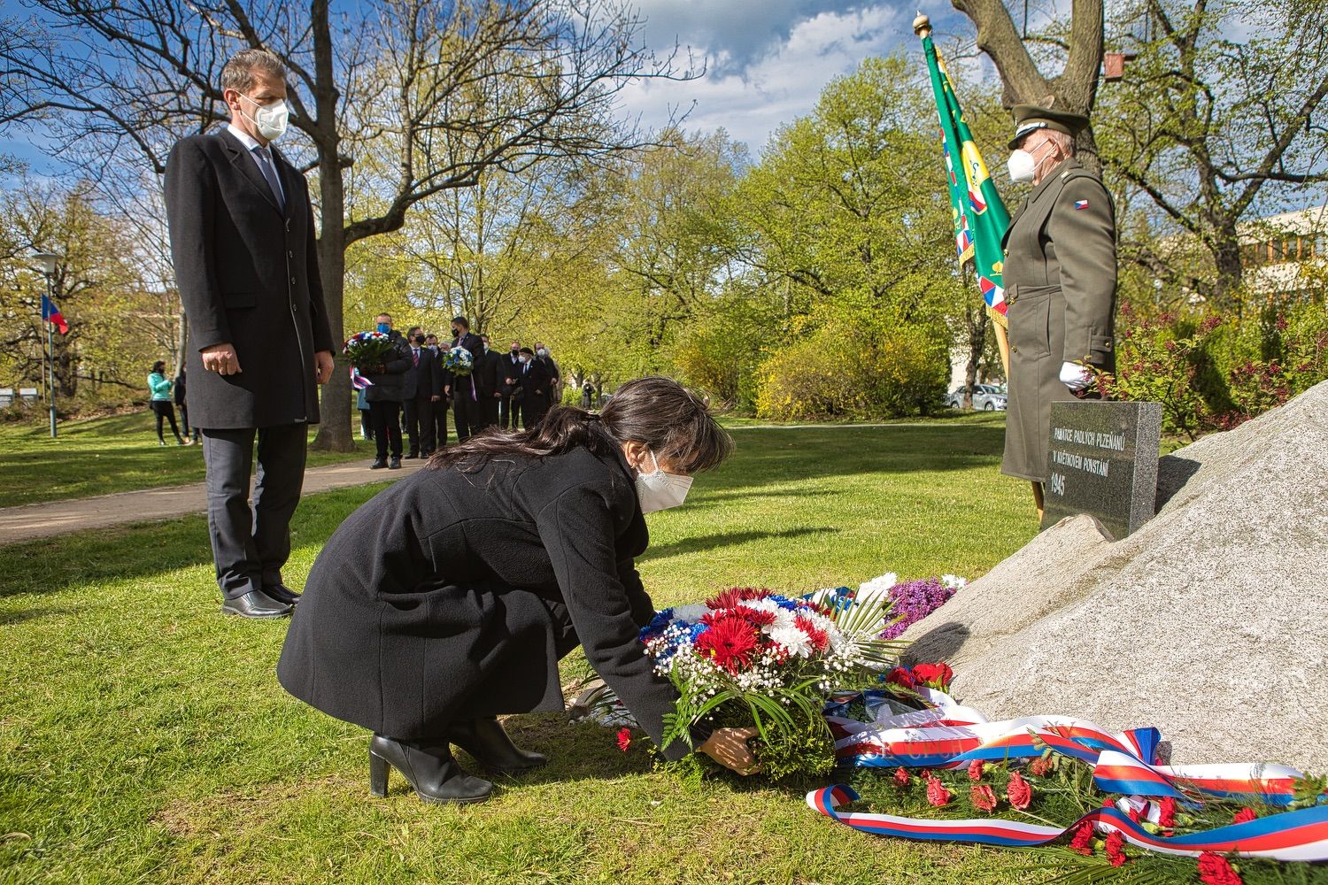 Slavnosti svobody 2021 - Pietní akty (foto: R. Muchka, 5.5.2021)