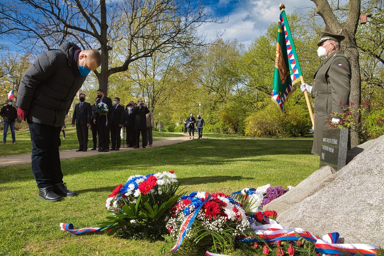 Slavnosti svobody 2021 - Pietní akty (foto: R. Muchka, 5.5.2021)