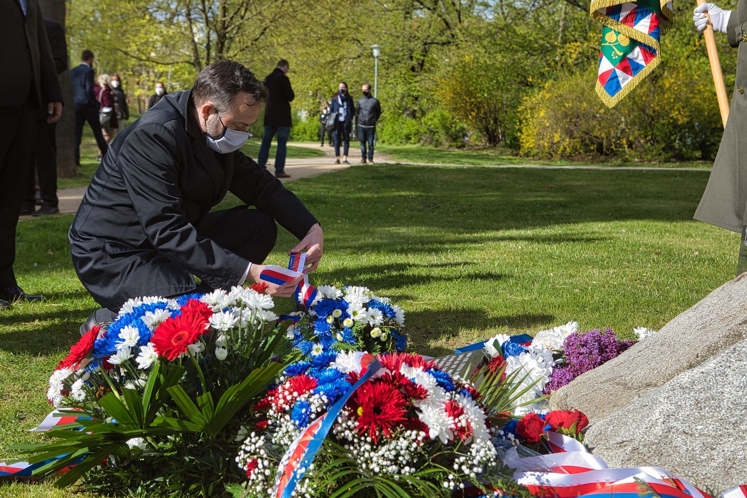 Slavnosti svobody 2021 - Pietní akty (foto: R. Muchka, 5.5.2021)