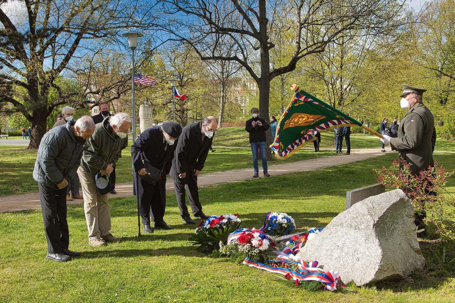 Slavnosti svobody 2021 - Pietní akty (foto: R. Muchka, 5.5.2021)