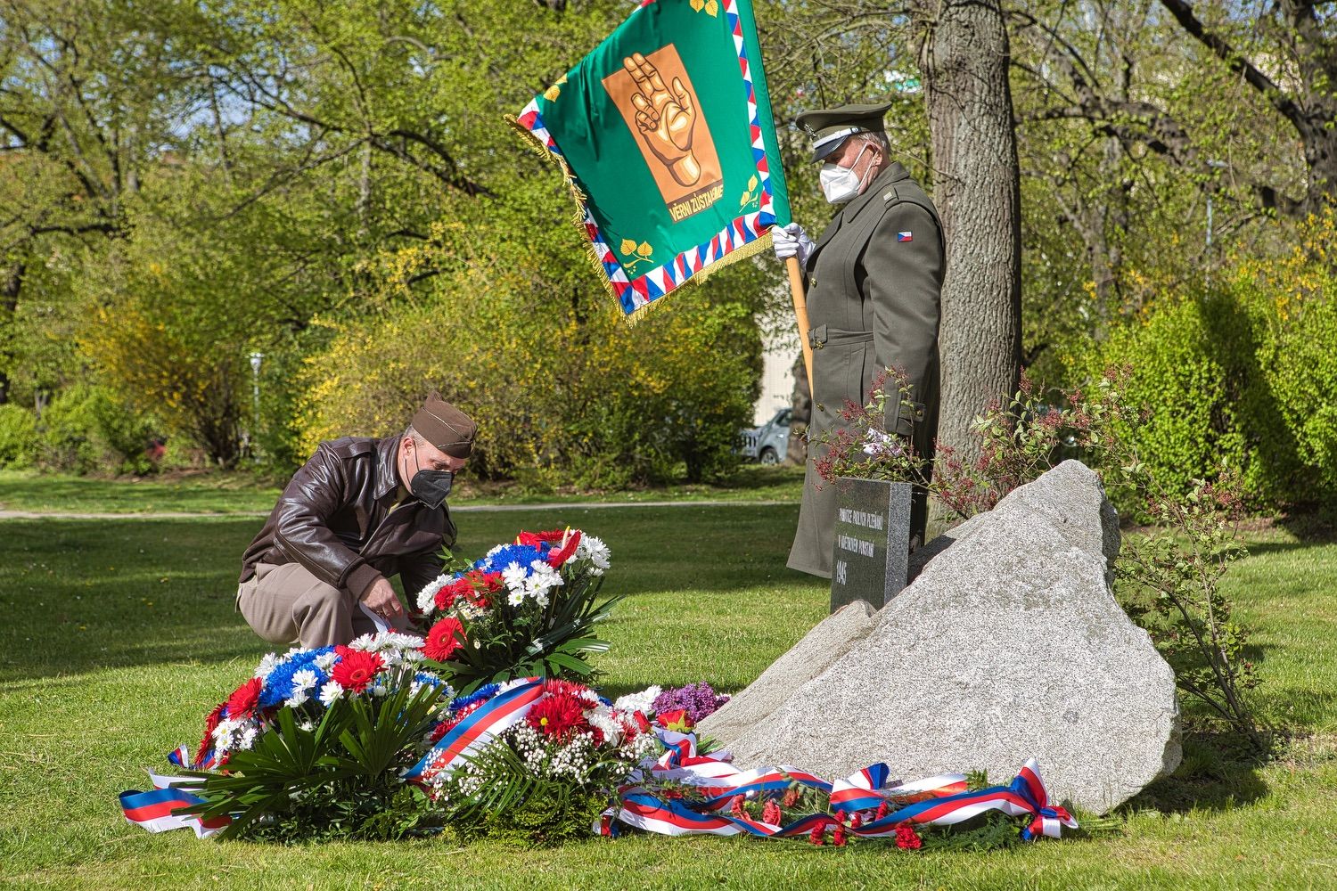 Slavnosti svobody 2021 - Pietní akty (foto: R. Muchka, 5.5.2021)