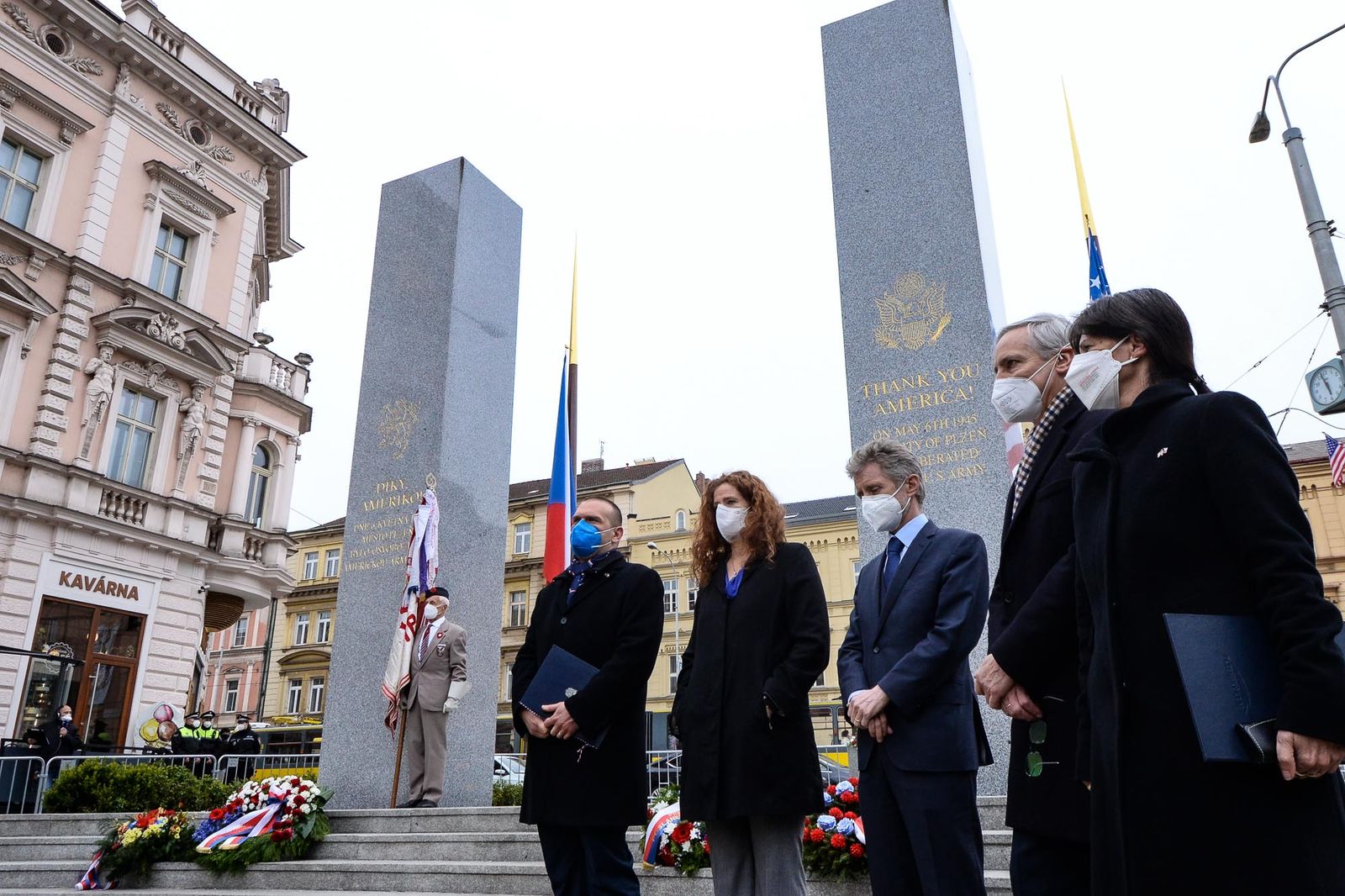 Slavnosti svobody 2021 - Pietní akt Díky, Ameriko! (foto: M. Pecuch, 6.5.2021)