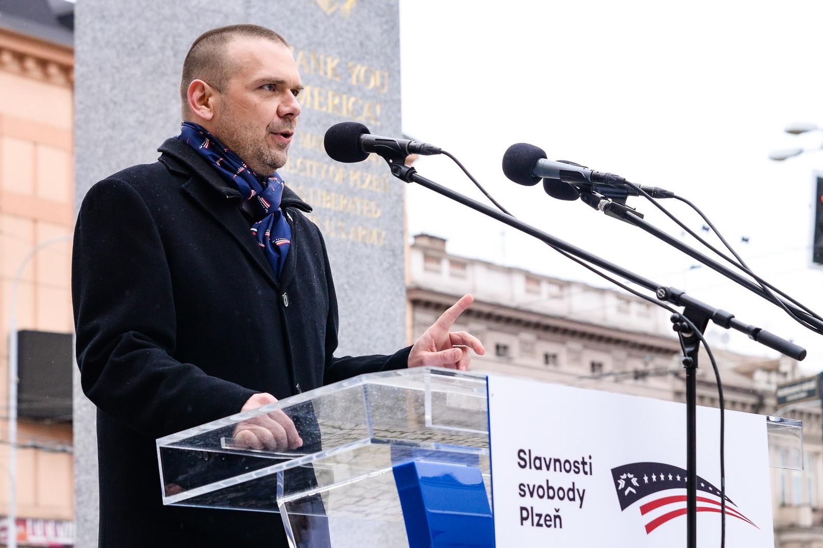 Slavnosti svobody 2021 - Pietní akt Díky, Ameriko! (foto: M. Pecuch, 6.5.2021)