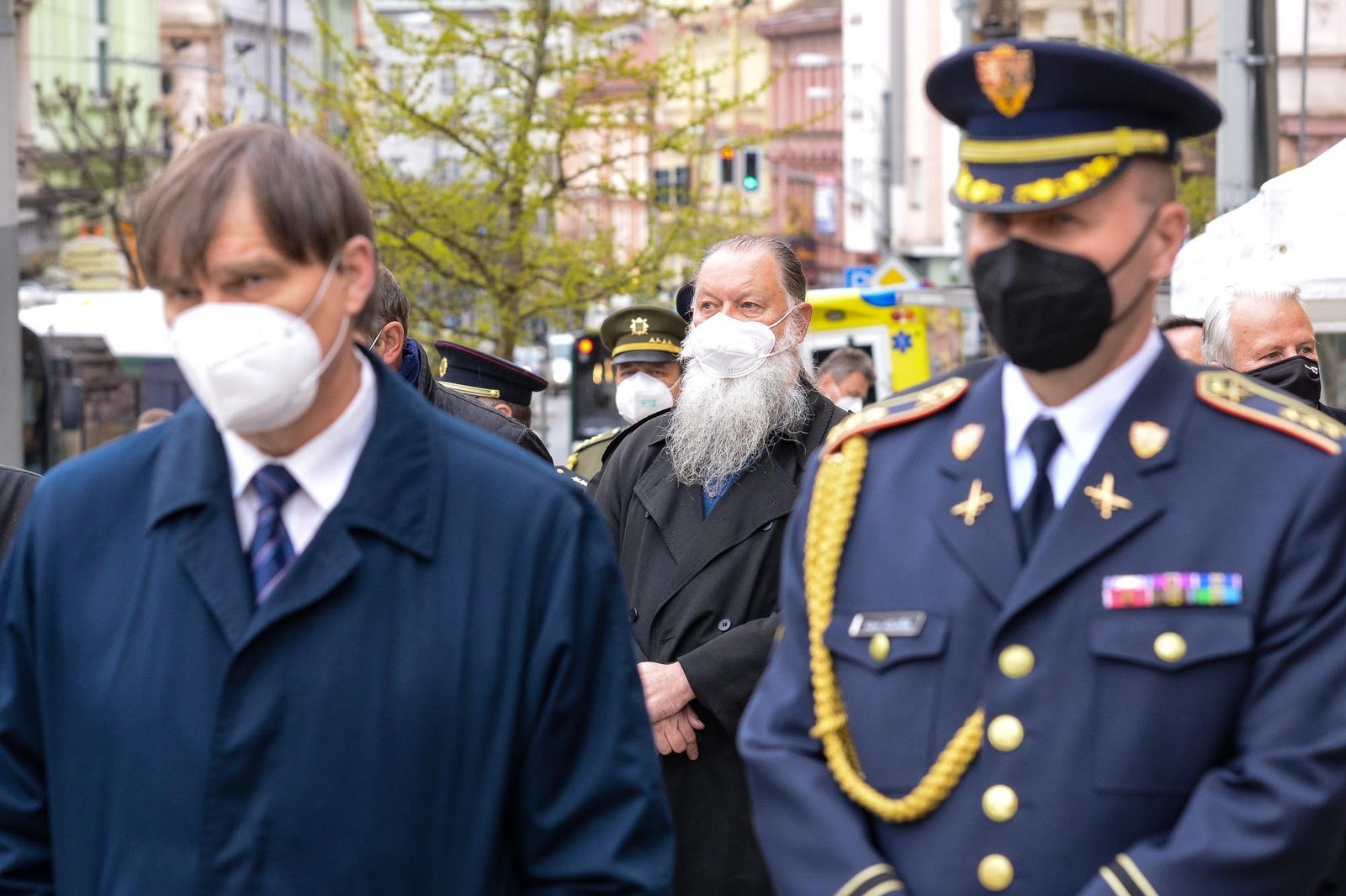 Slavnosti svobody 2021 - Pietní akt Díky, Ameriko! (foto: M. Pecuch, 6.5.2021)