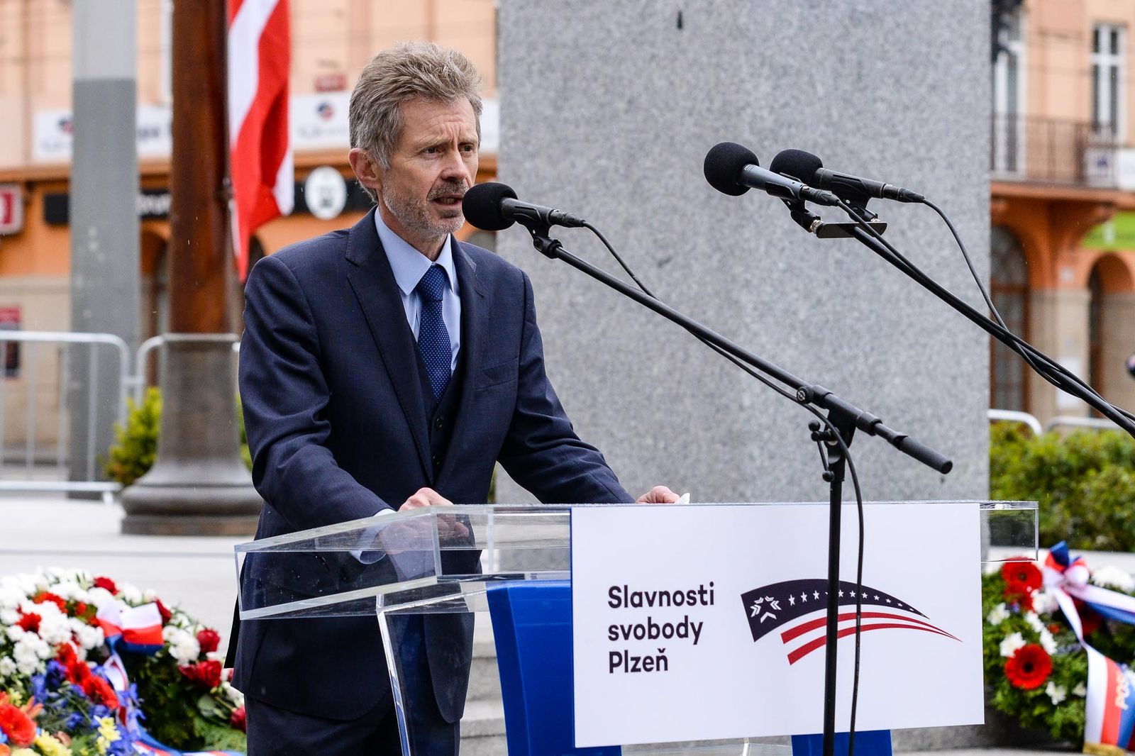 Slavnosti svobody 2021 - Pietní akt Díky, Ameriko! (foto: M. Pecuch, 6.5.2021)