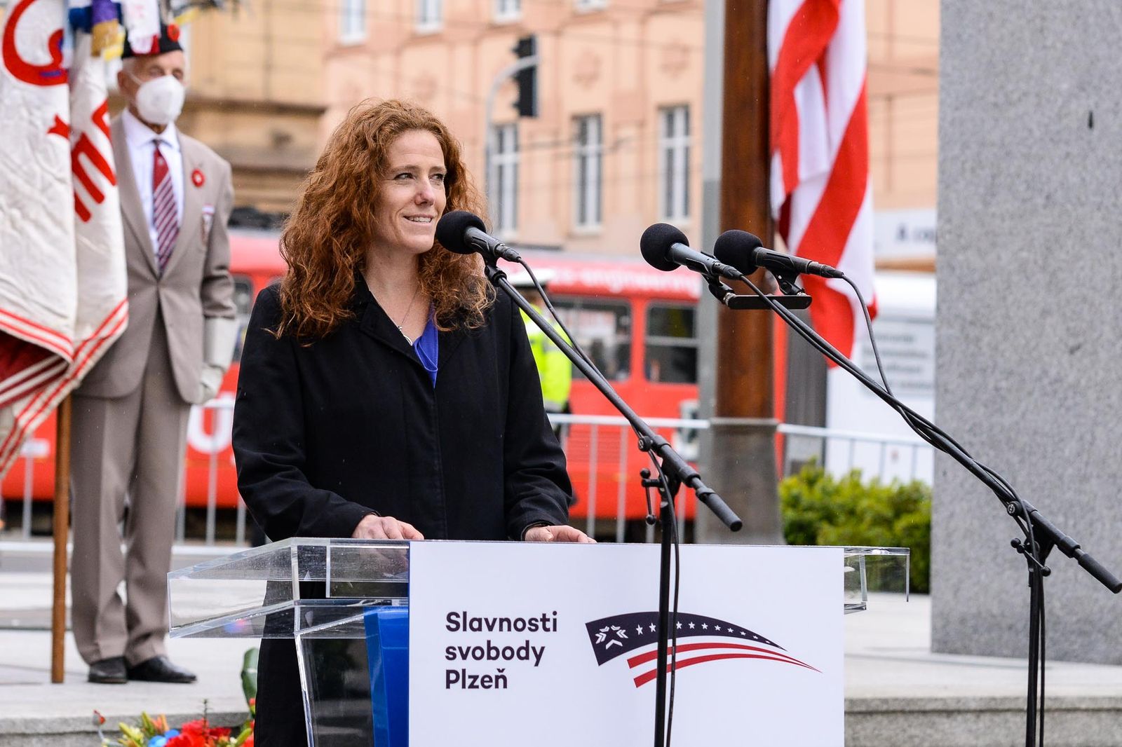 Slavnosti svobody 2021 - Pietní akt Díky, Ameriko! (foto: M. Pecuch, 6.5.2021)