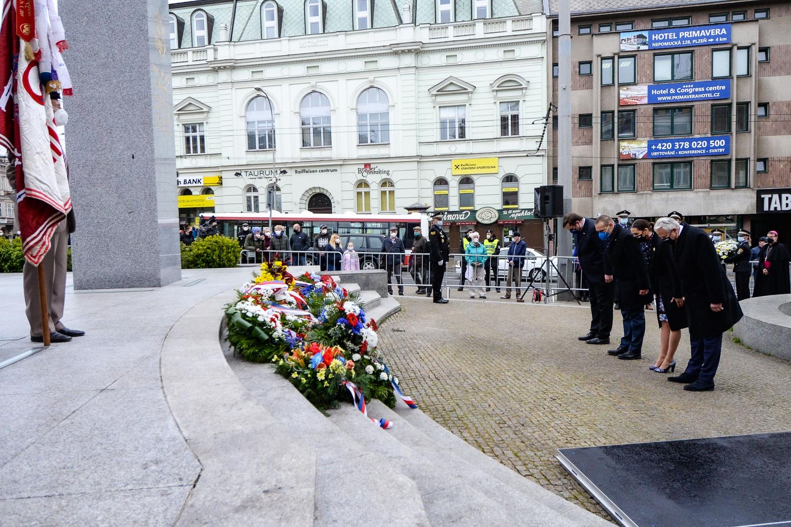 Slavnosti svobody 2021 - Pietní akt Díky, Ameriko! (foto: M. Pecuch, 6.5.2021)