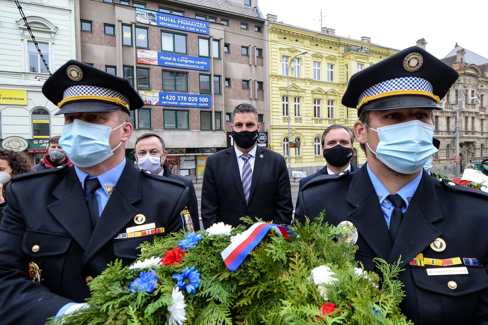 Slavnosti svobody 2021 - Pietní akt Díky, Ameriko! (foto: M. Pecuch, 6.5.2021)