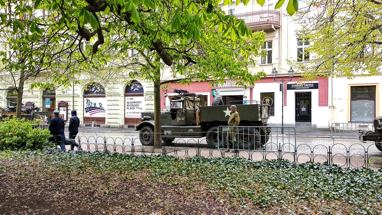 Slavnosti svobody 2021 - Historická vojenská technika (foto: V. Chaloupka / M. Pecuch, 6.-7.5.2021)